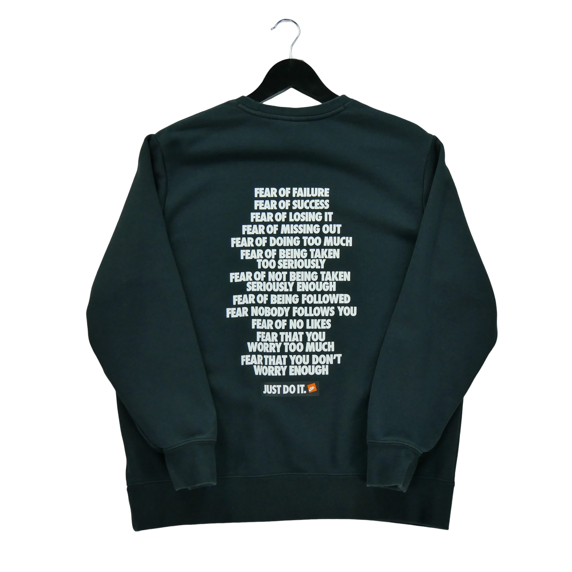 Sweat Homme  Just Do It Noir 2