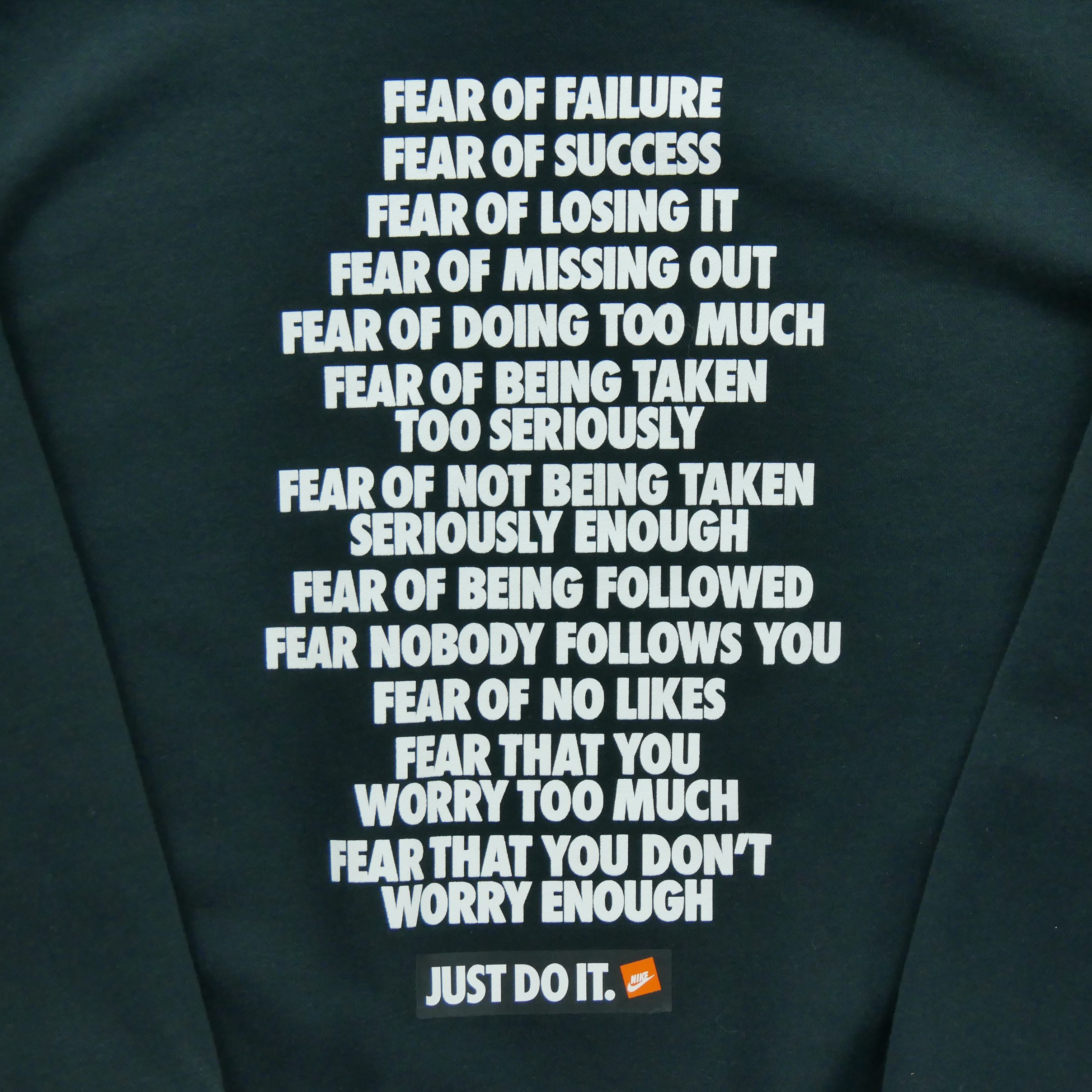 Sweat Homme  Just Do It Noir 4