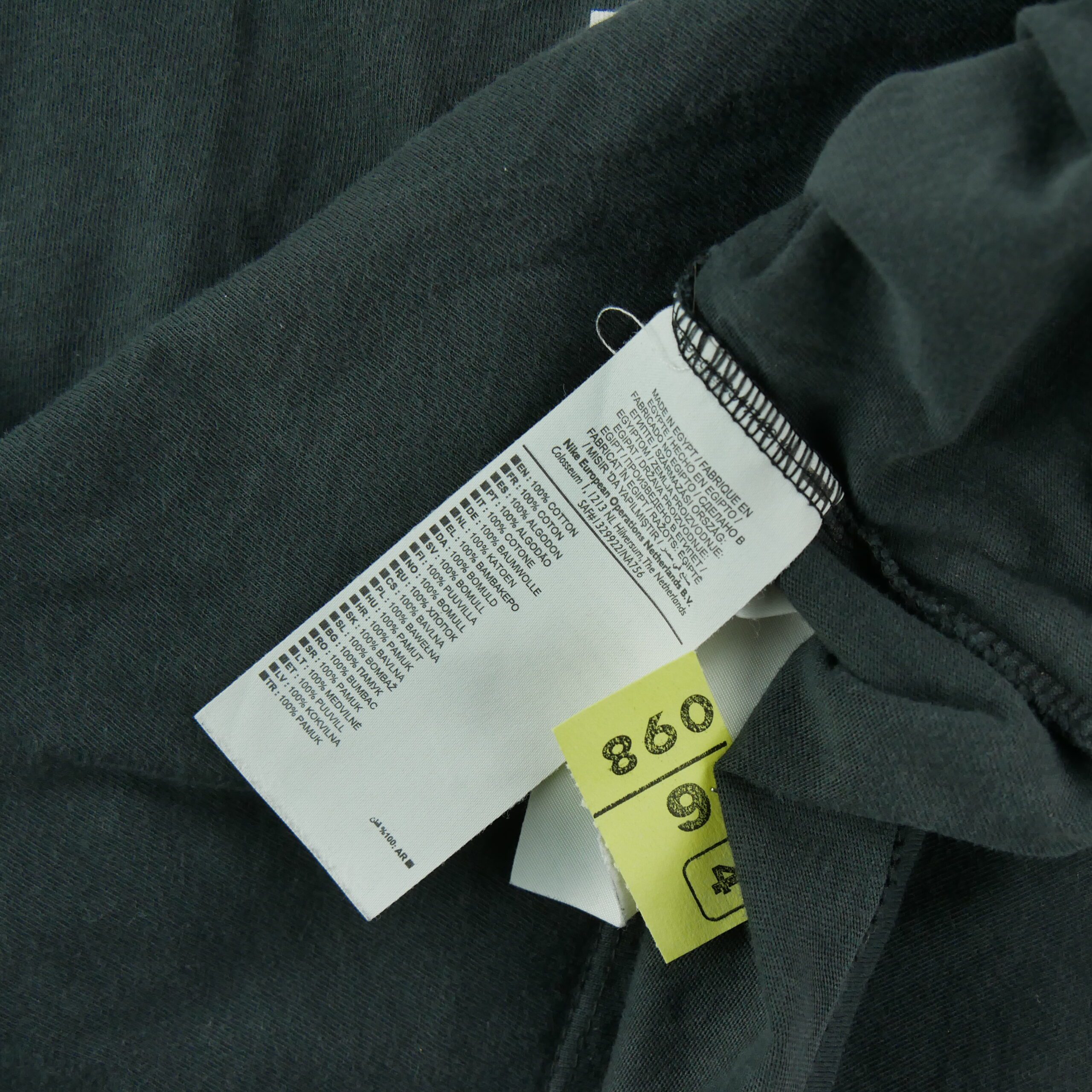 T-shirt manches courtes Homme  Noir 6