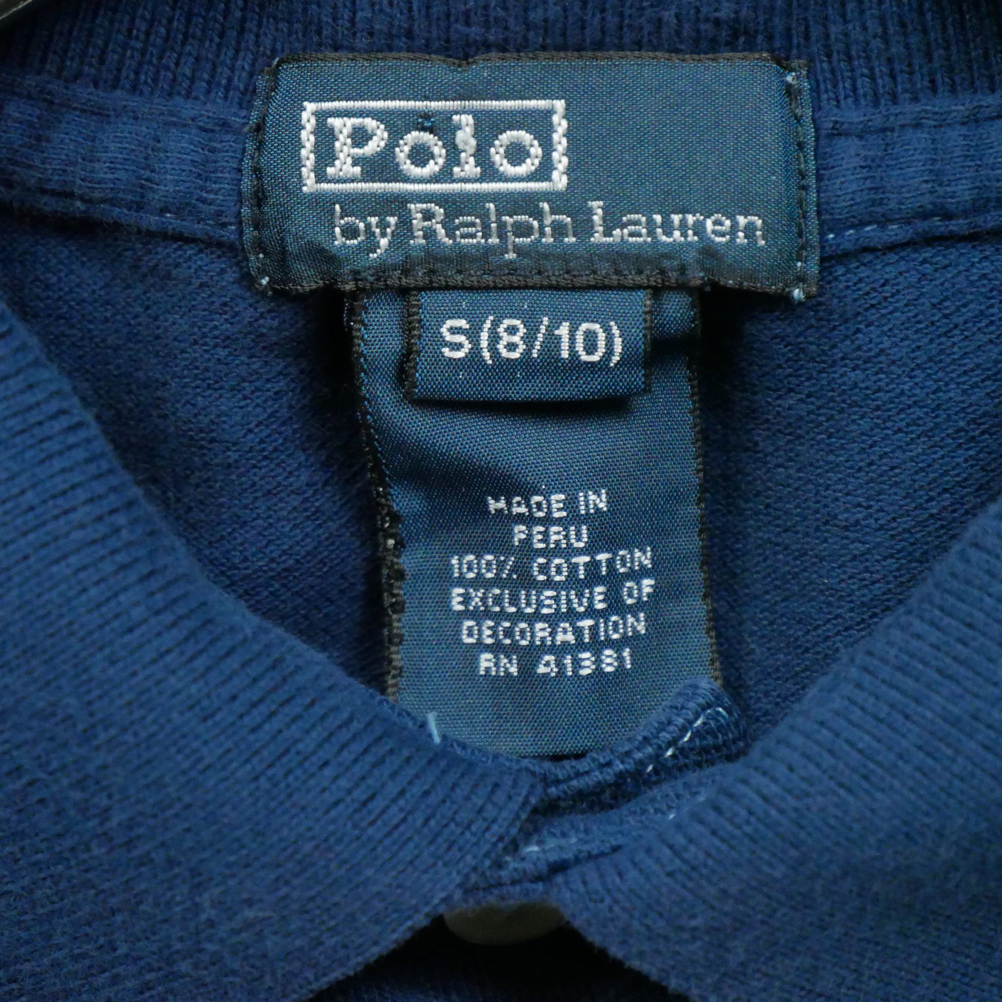 Polo manches courtes  Marine 5