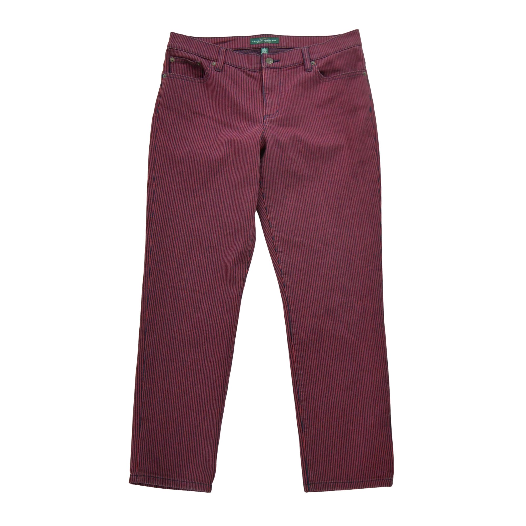 Pantalon Femme à rayureIJean Co Rouge - Excellent état