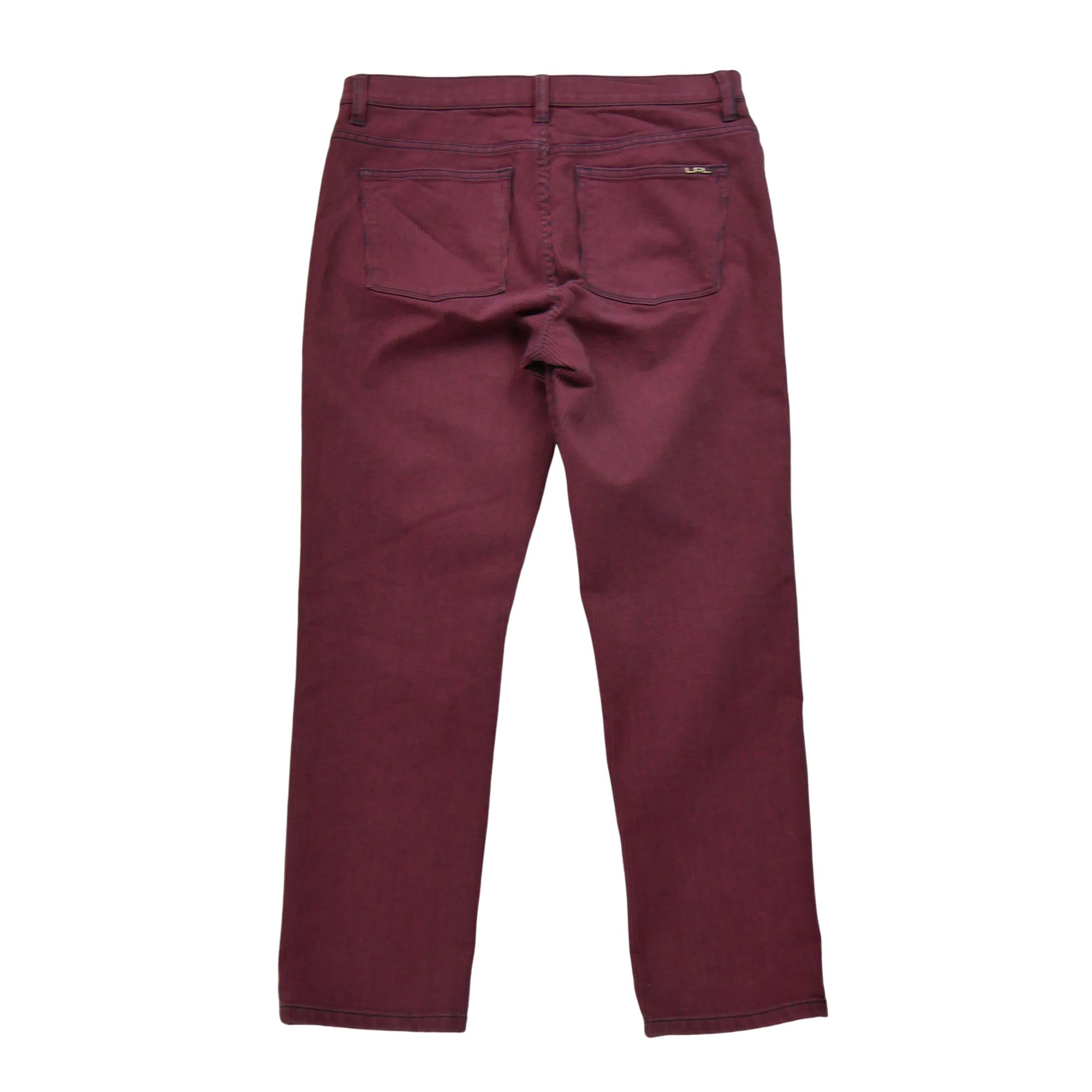 Pantalon Femme à rayureIJean Co Rouge 2