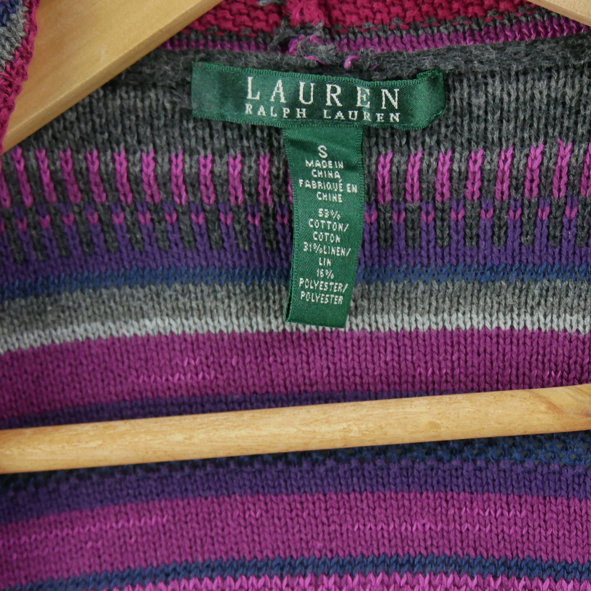 Gilets Femme  en lin cardigan Violet 3