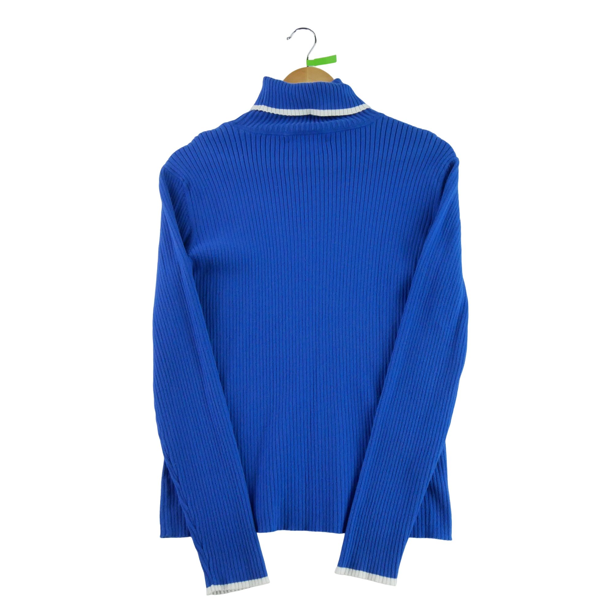 Pull Femme  col roulé Bleu 2