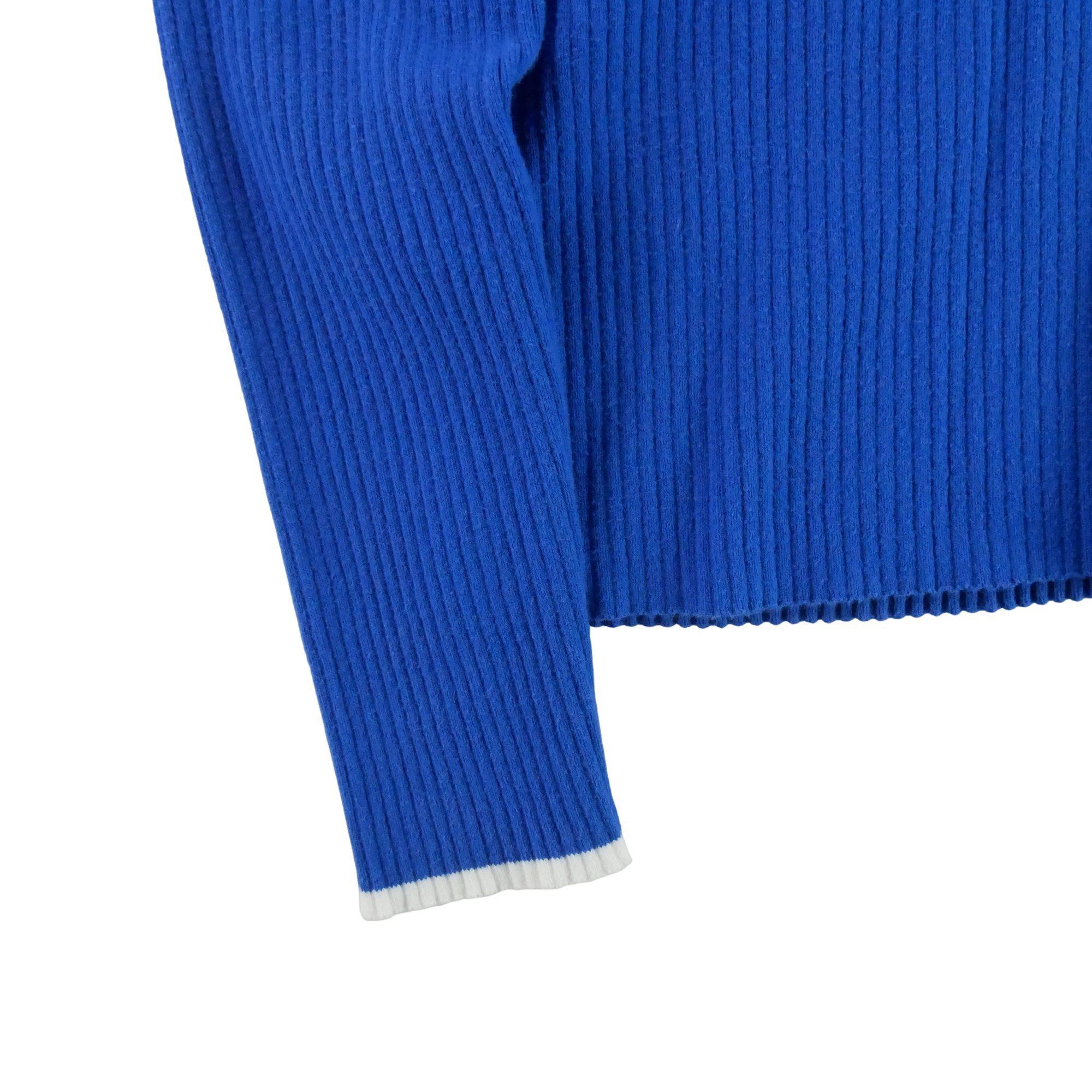 Pull Femme  col roulé Bleu 4