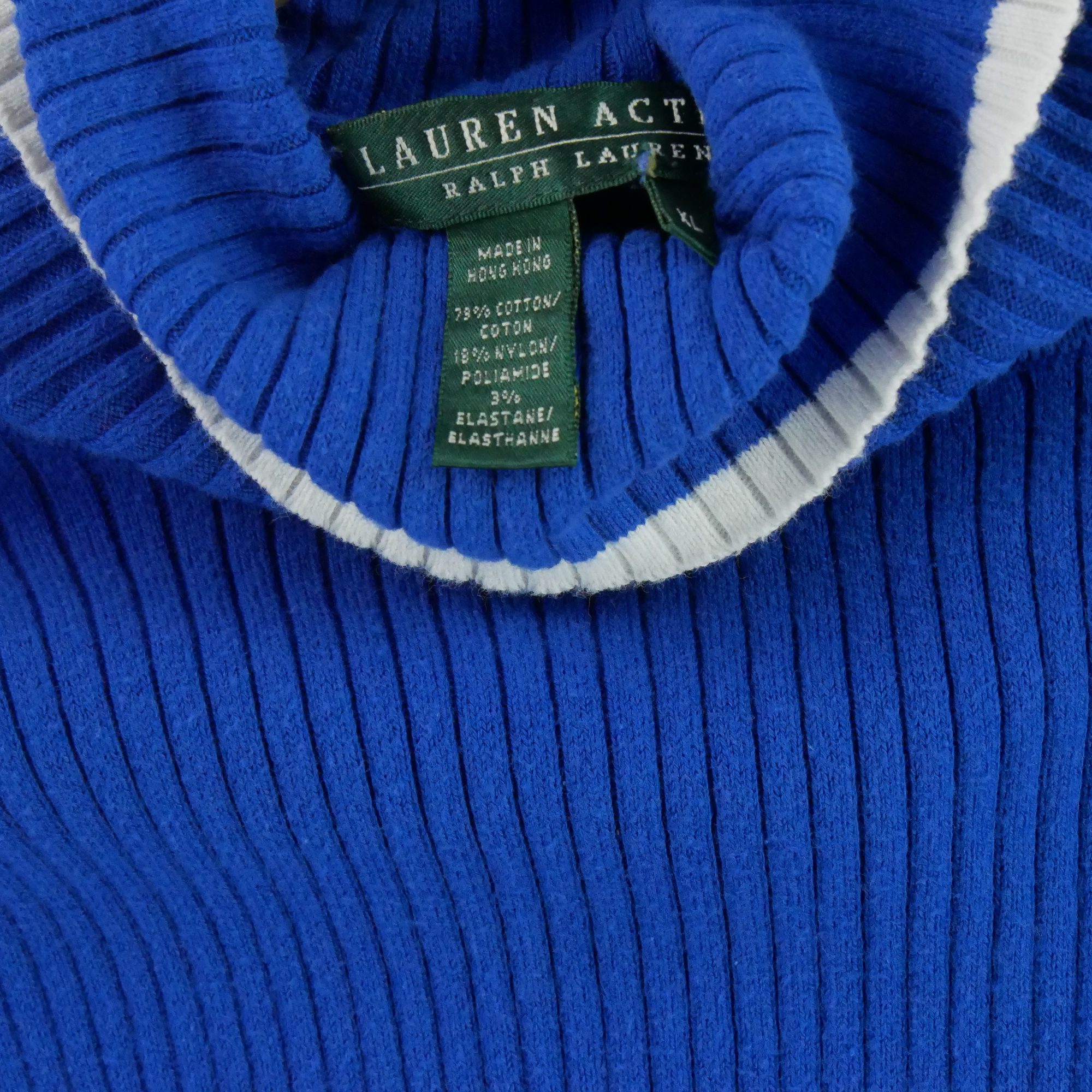 Pull Femme  col roulé Bleu 5