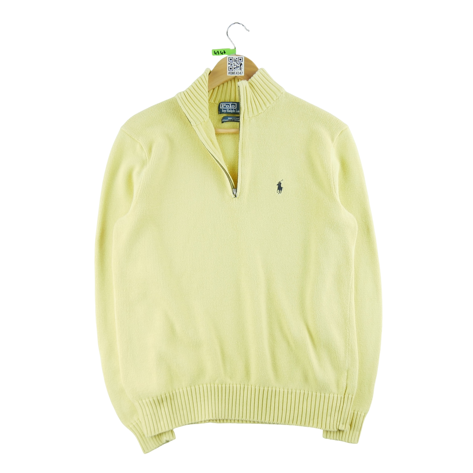 Pull Homme  col camionneur Jaune 1