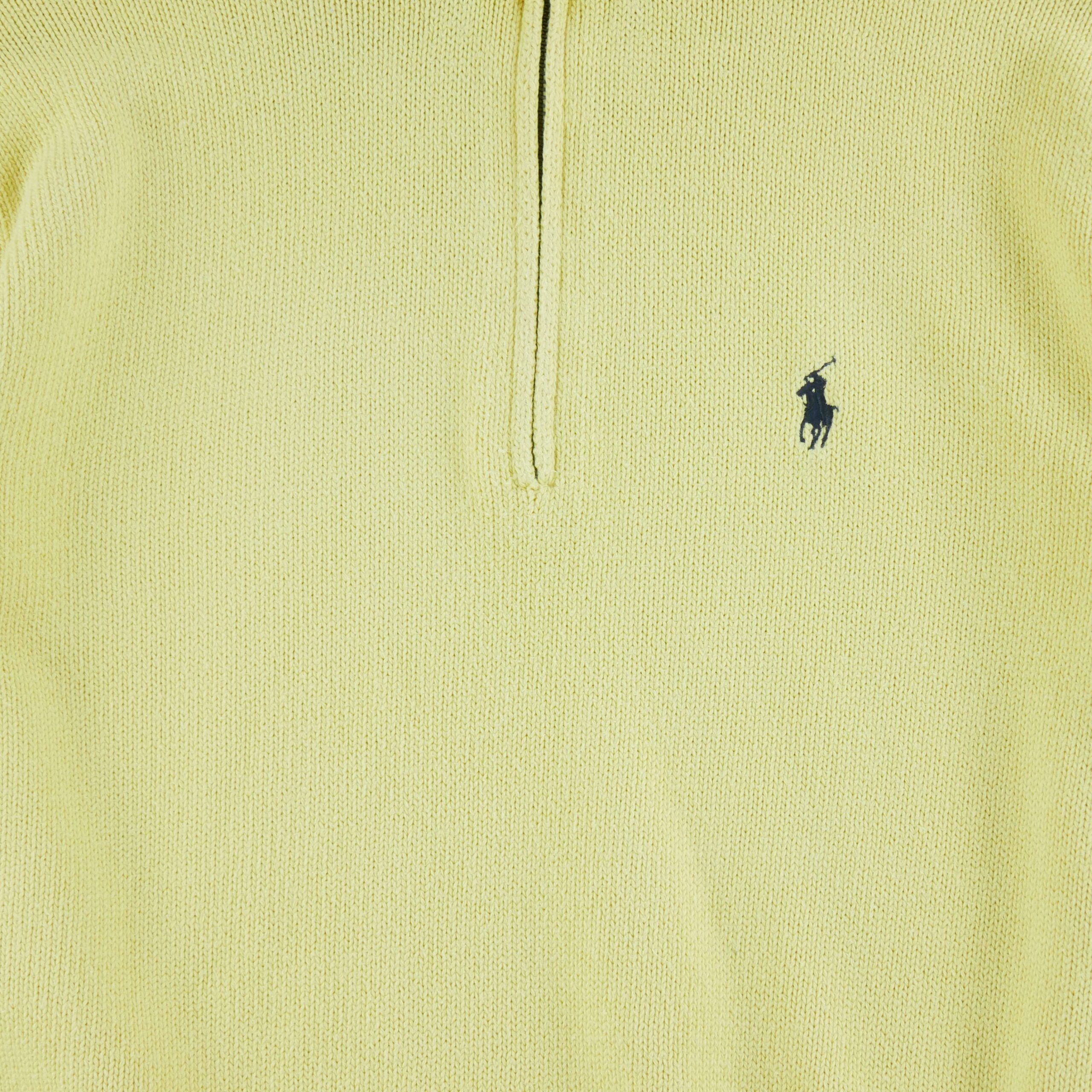 Pull Homme  col camionneur Jaune 4
