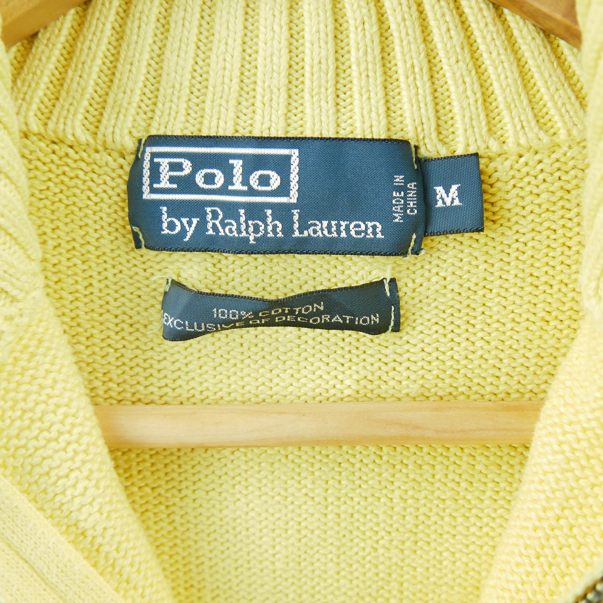 Pull Homme  col camionneur Jaune 6