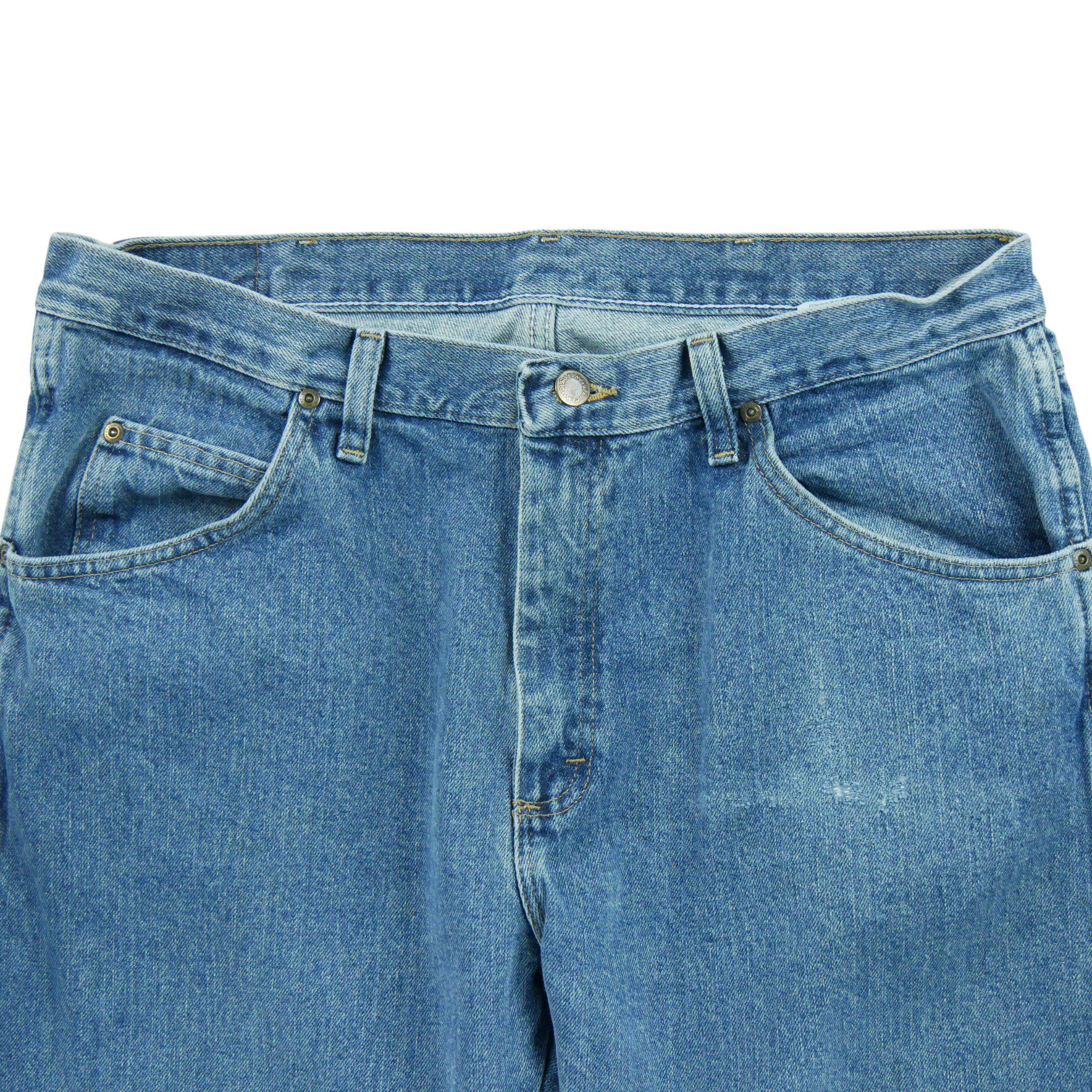Jean Homme Coupe Droite Bleu clair 3