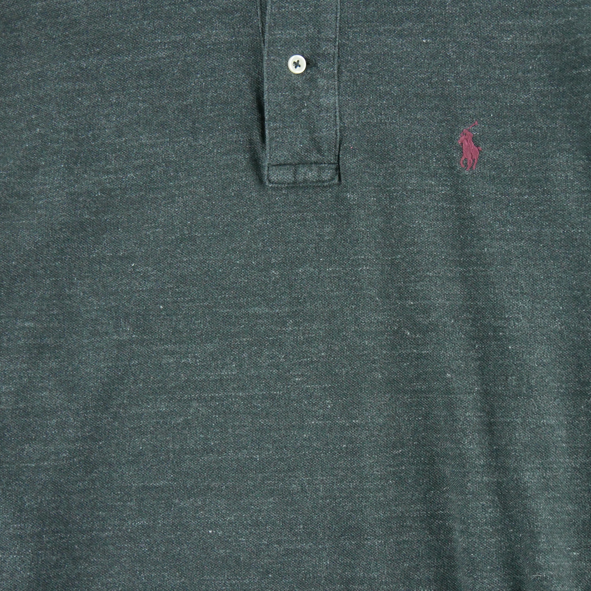 Polo manches longues Homme  Gris 3
