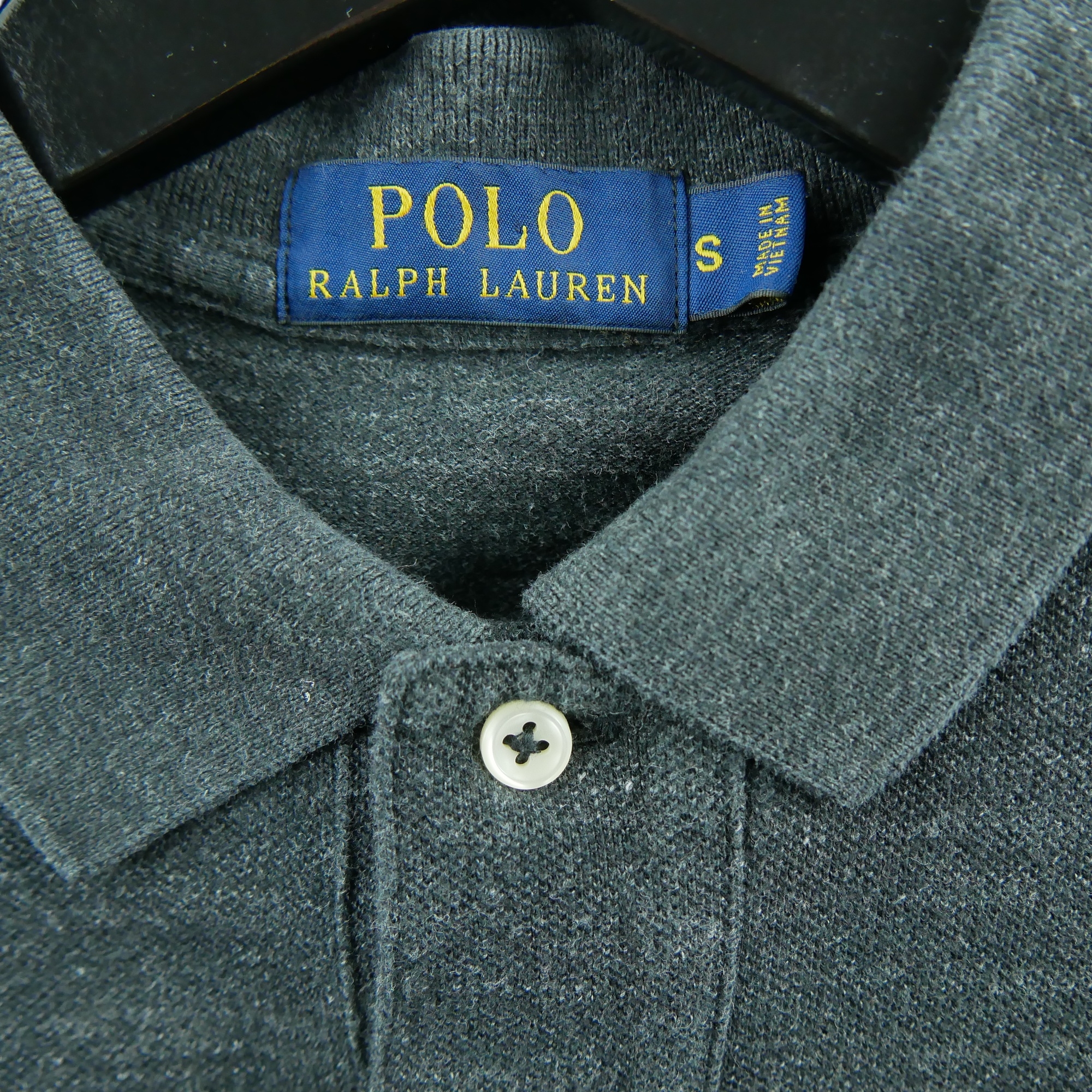 Polo manches longues Homme  Gris 5