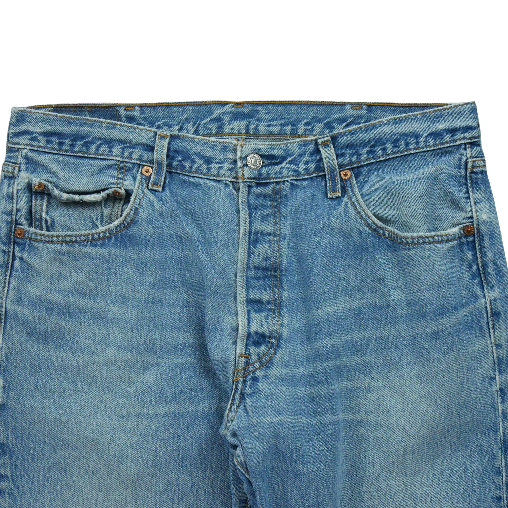 Jean Homme Levis 501 Bleu clair 3