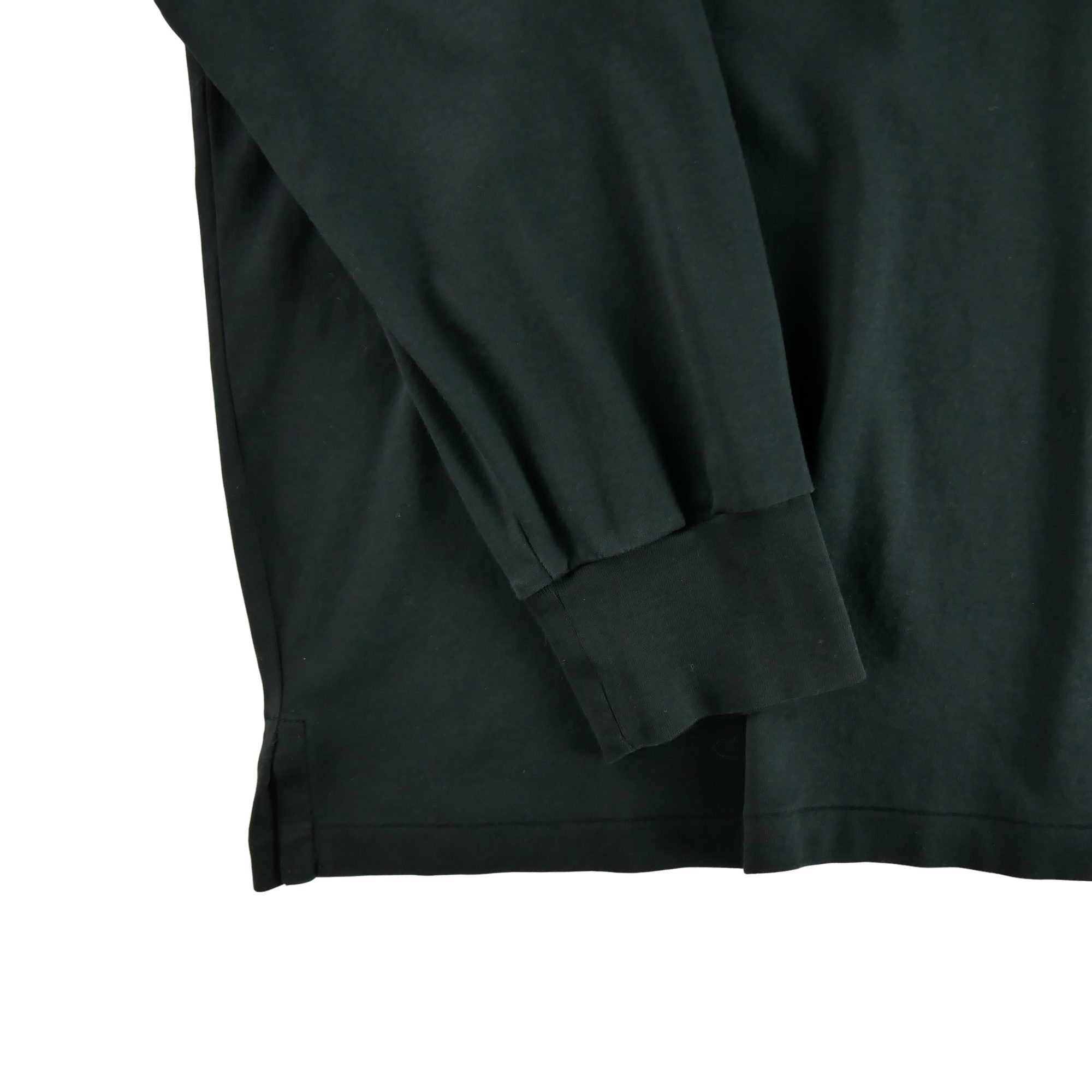 Polo manches longues Homme  Noir 4
