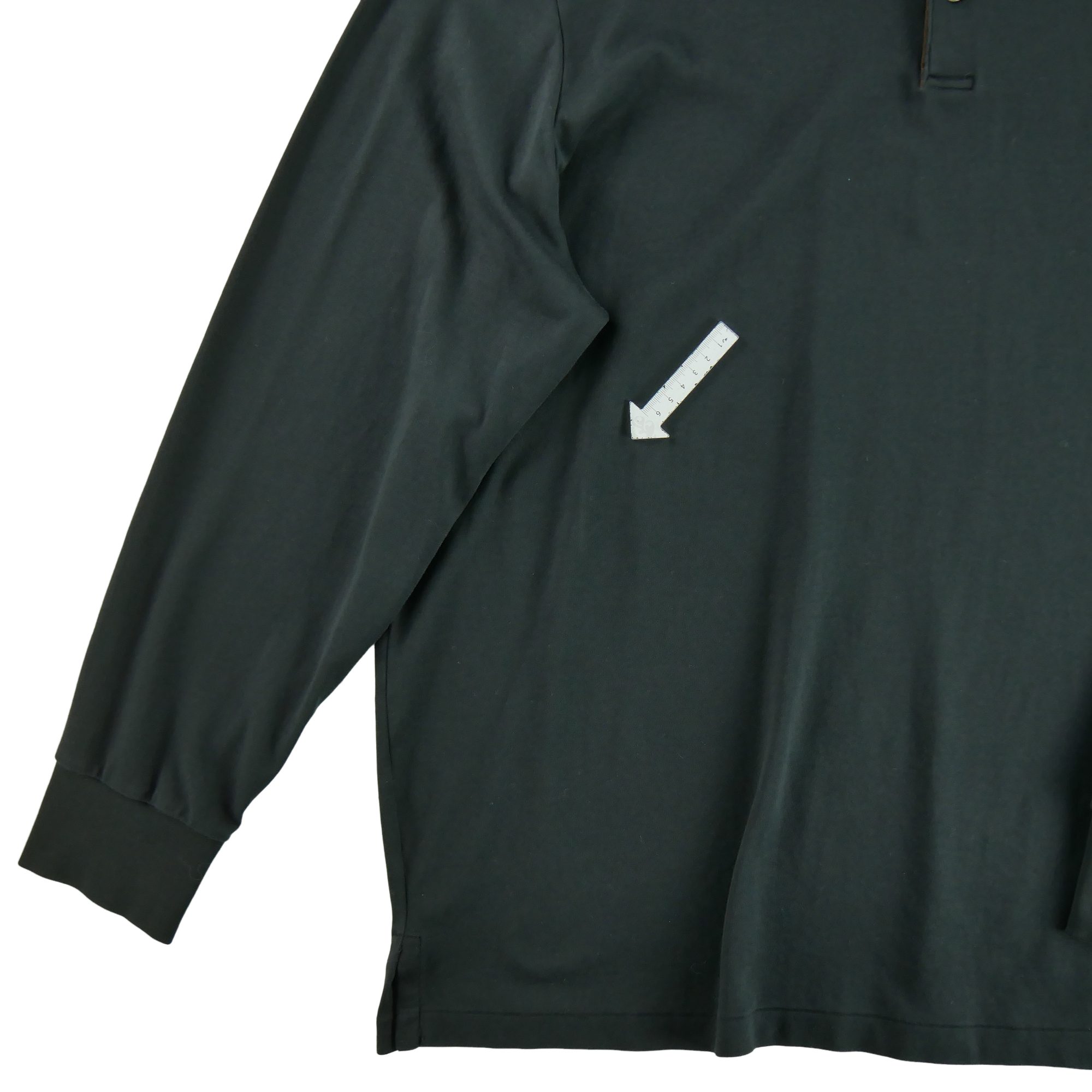 Polo manches longues Homme  Noir 5