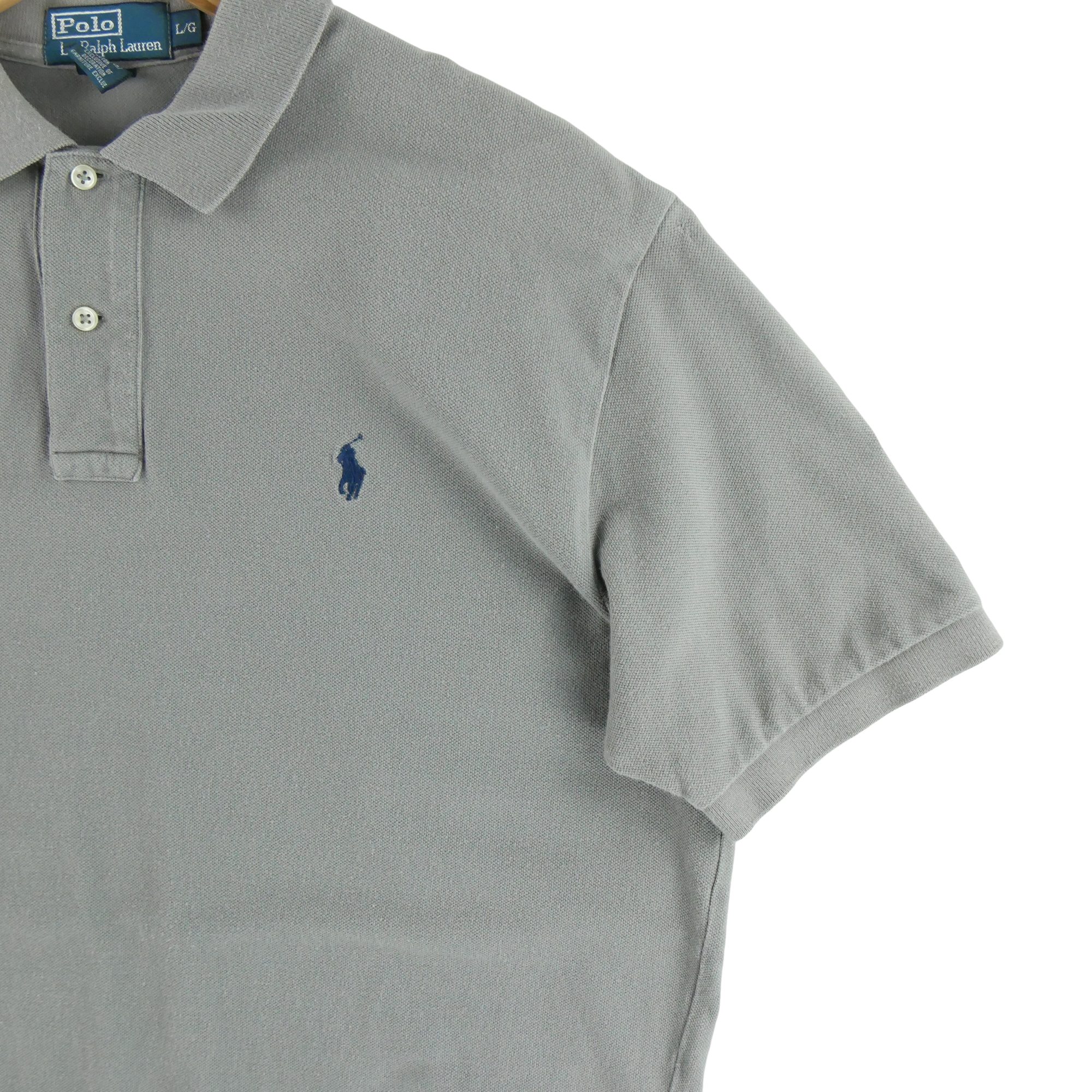 Polo manches courtes Homme  Gris 4
