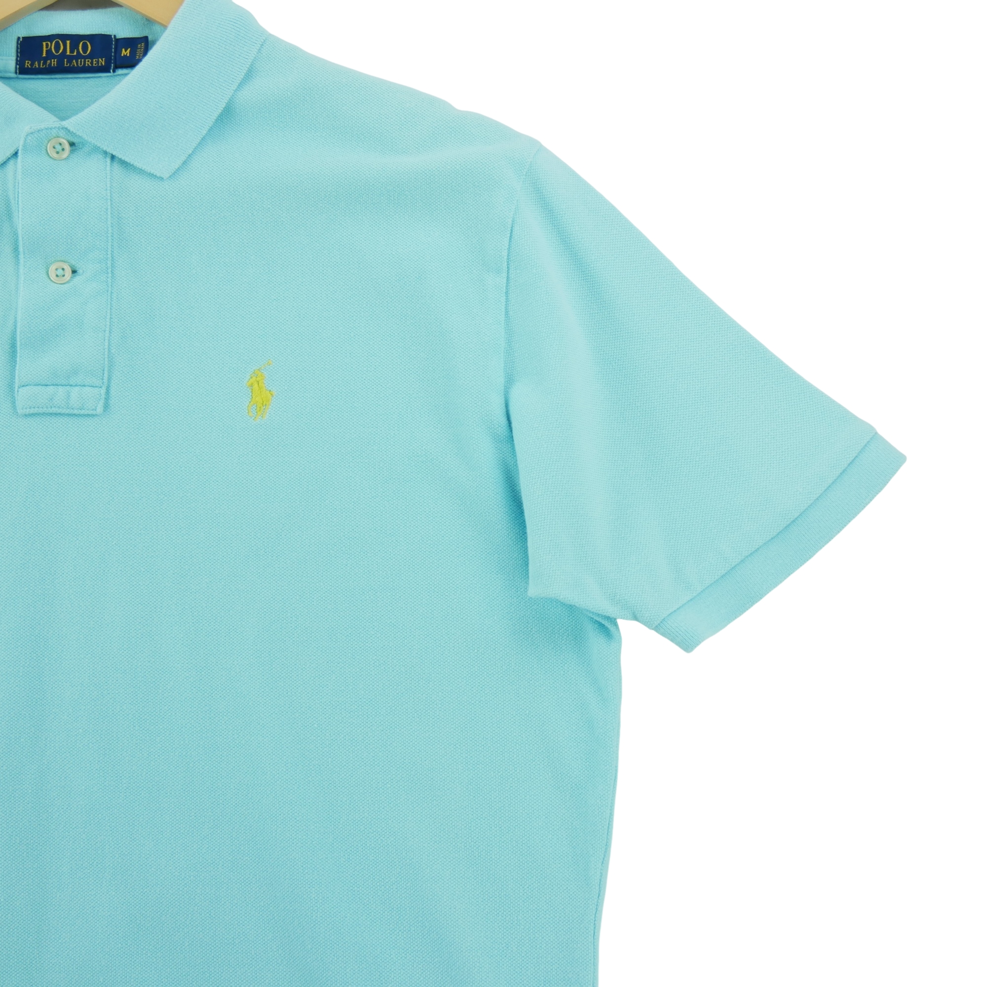 Polo manches courtes Homme  Turquoise 3