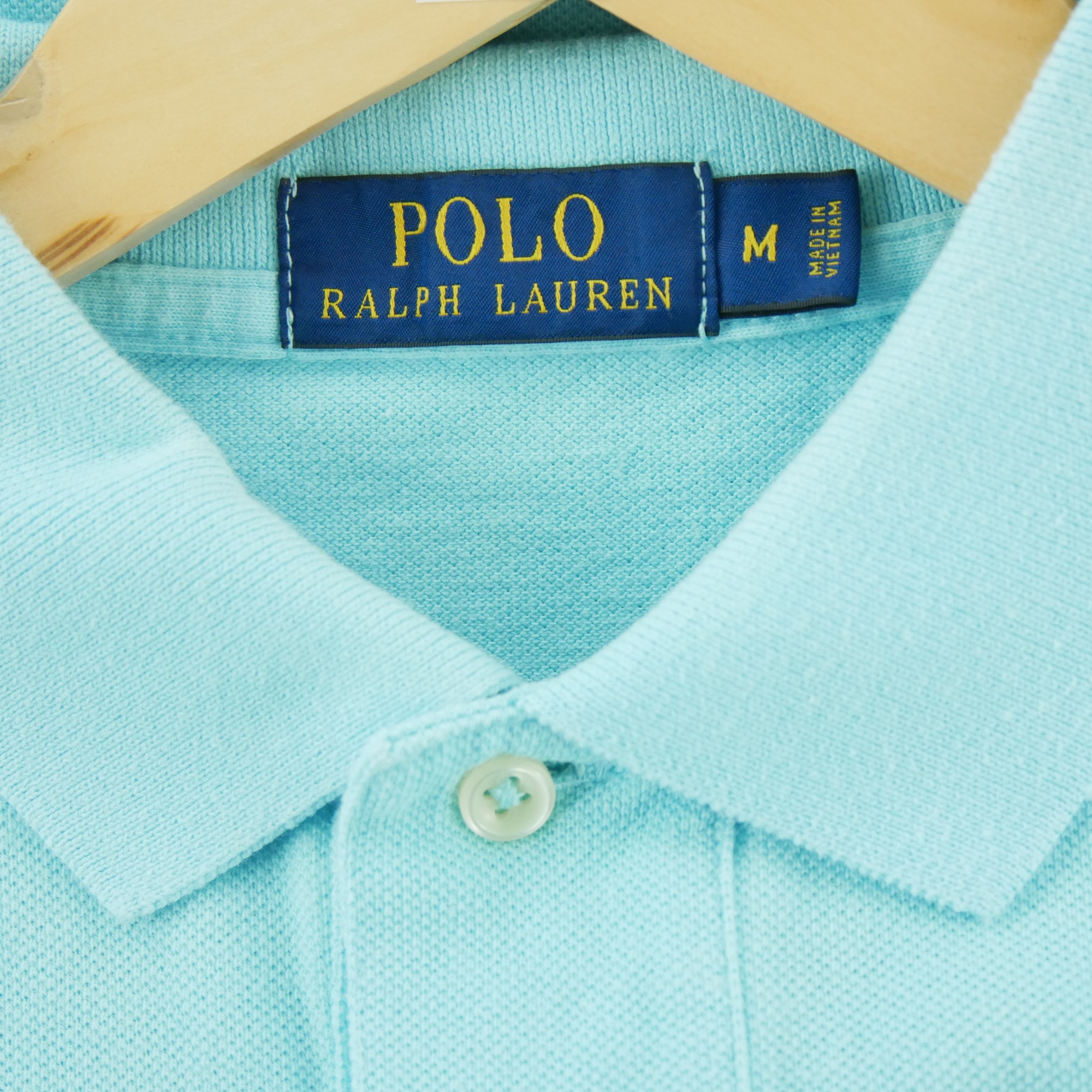 Polo manches courtes Homme  Turquoise 4