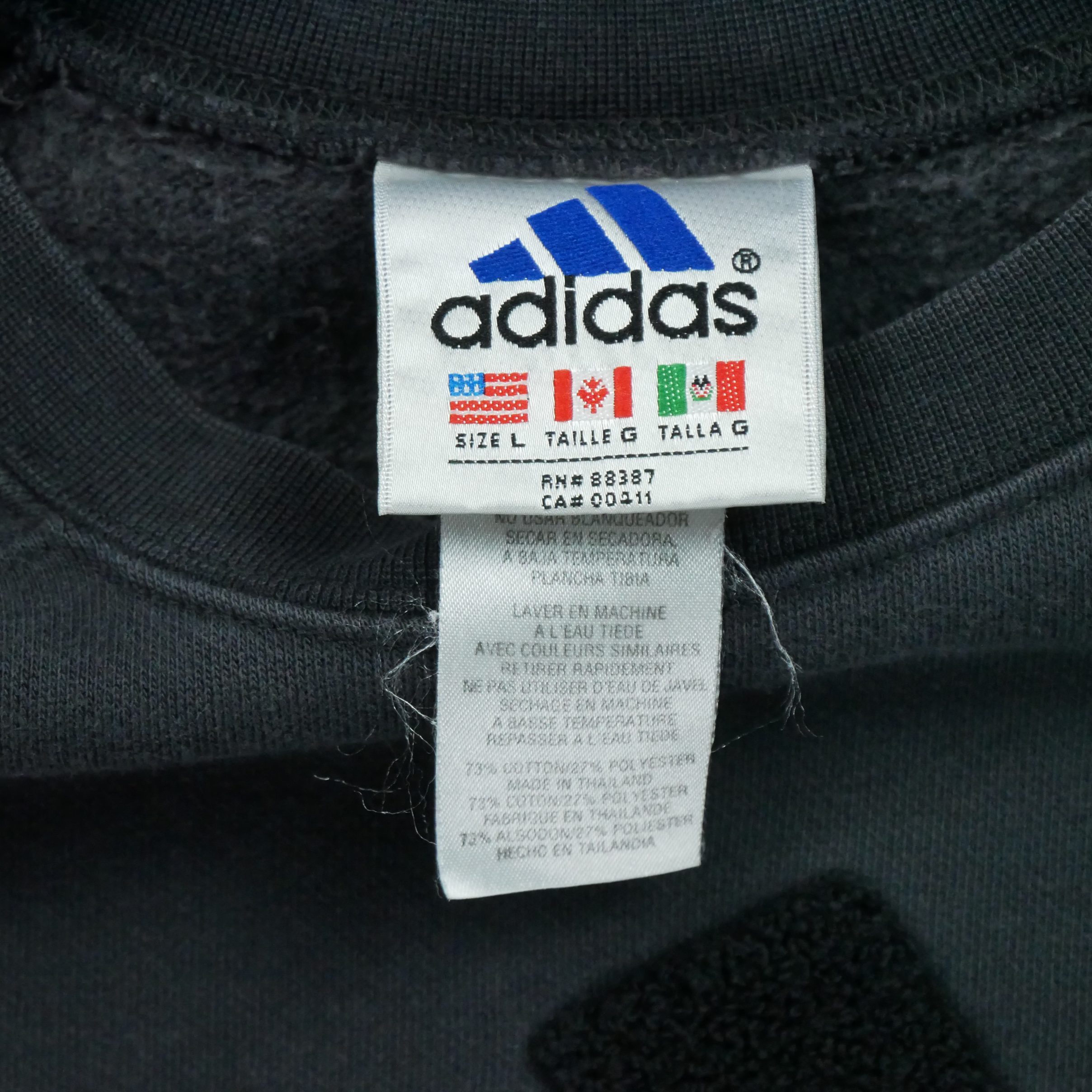 Sweat Homme  Vintage Y2K Noir 5