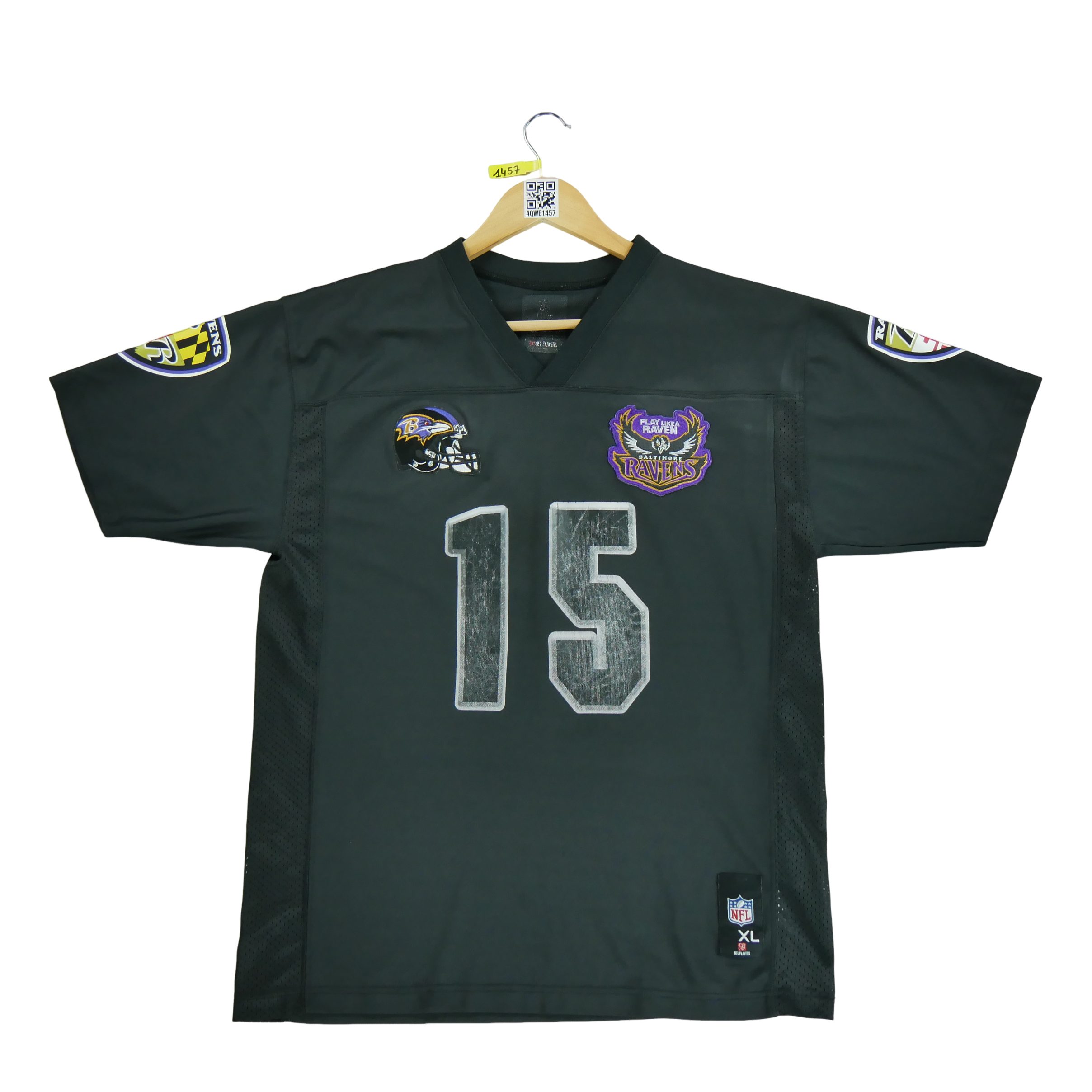 Maillot Homme NFL Baltimore Ravens Noir 3