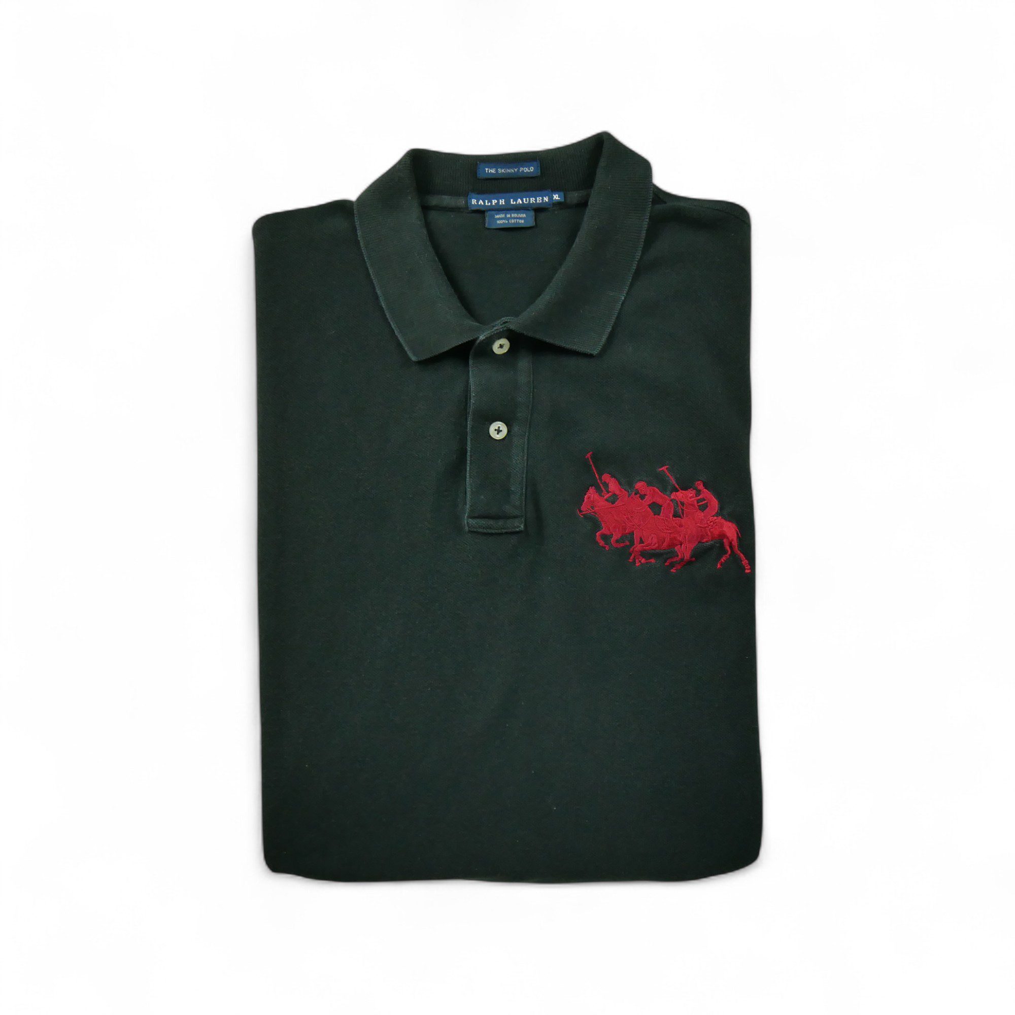 Polo manches courtes Femme  Skinny Noir 1