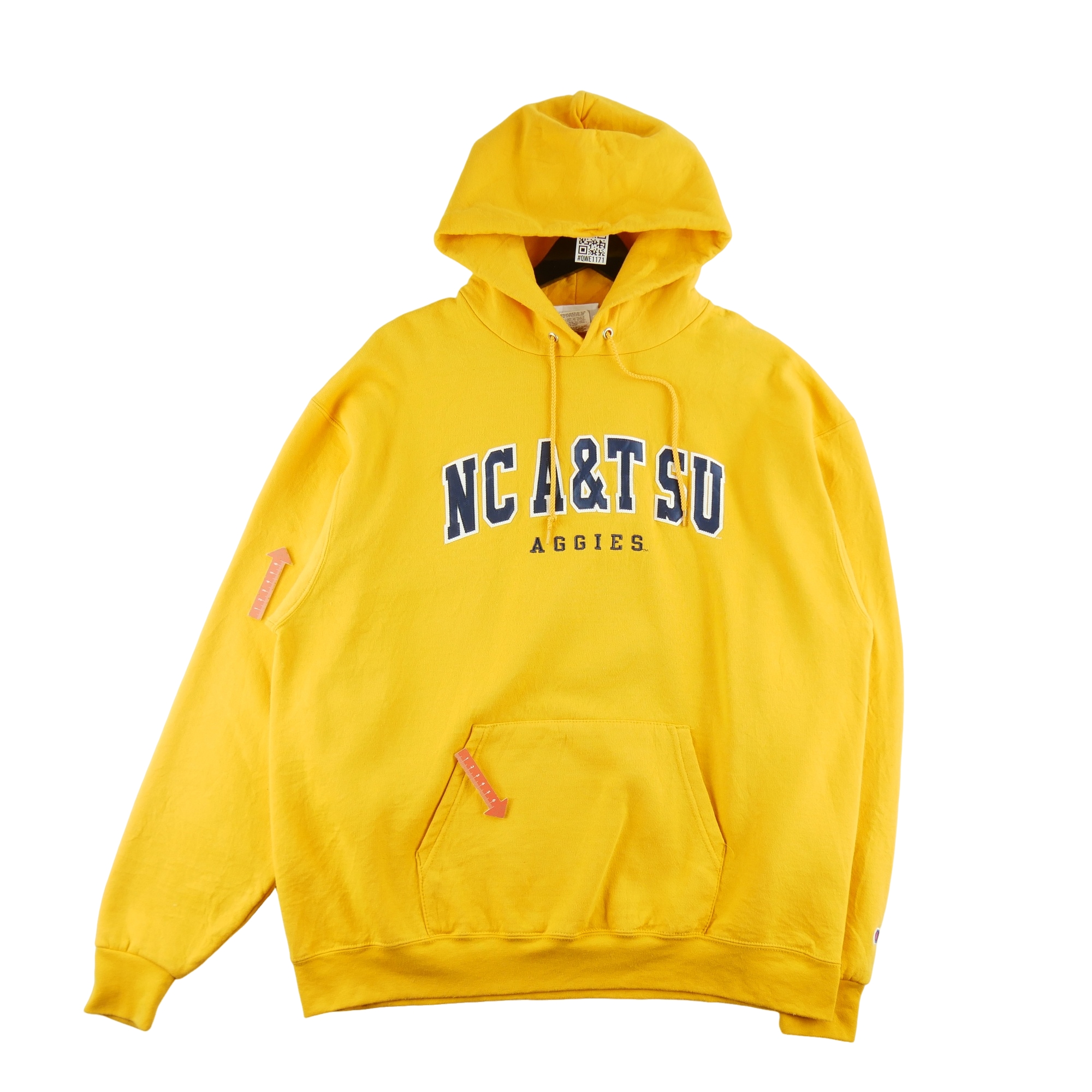 Sweat à capuche Homme  NCAA Jaune 5