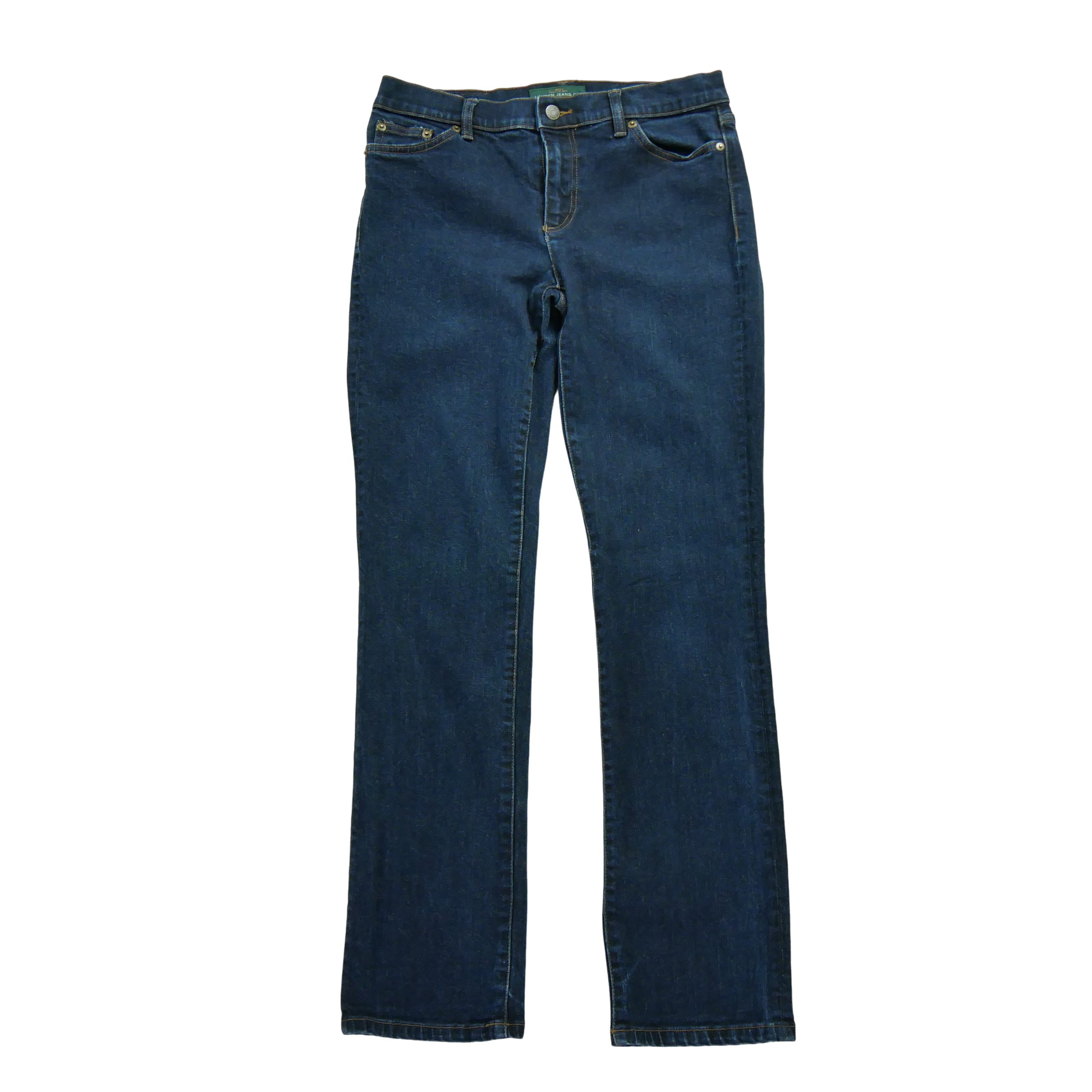 Jean Femme Coupe Droite Brut Bleu 1