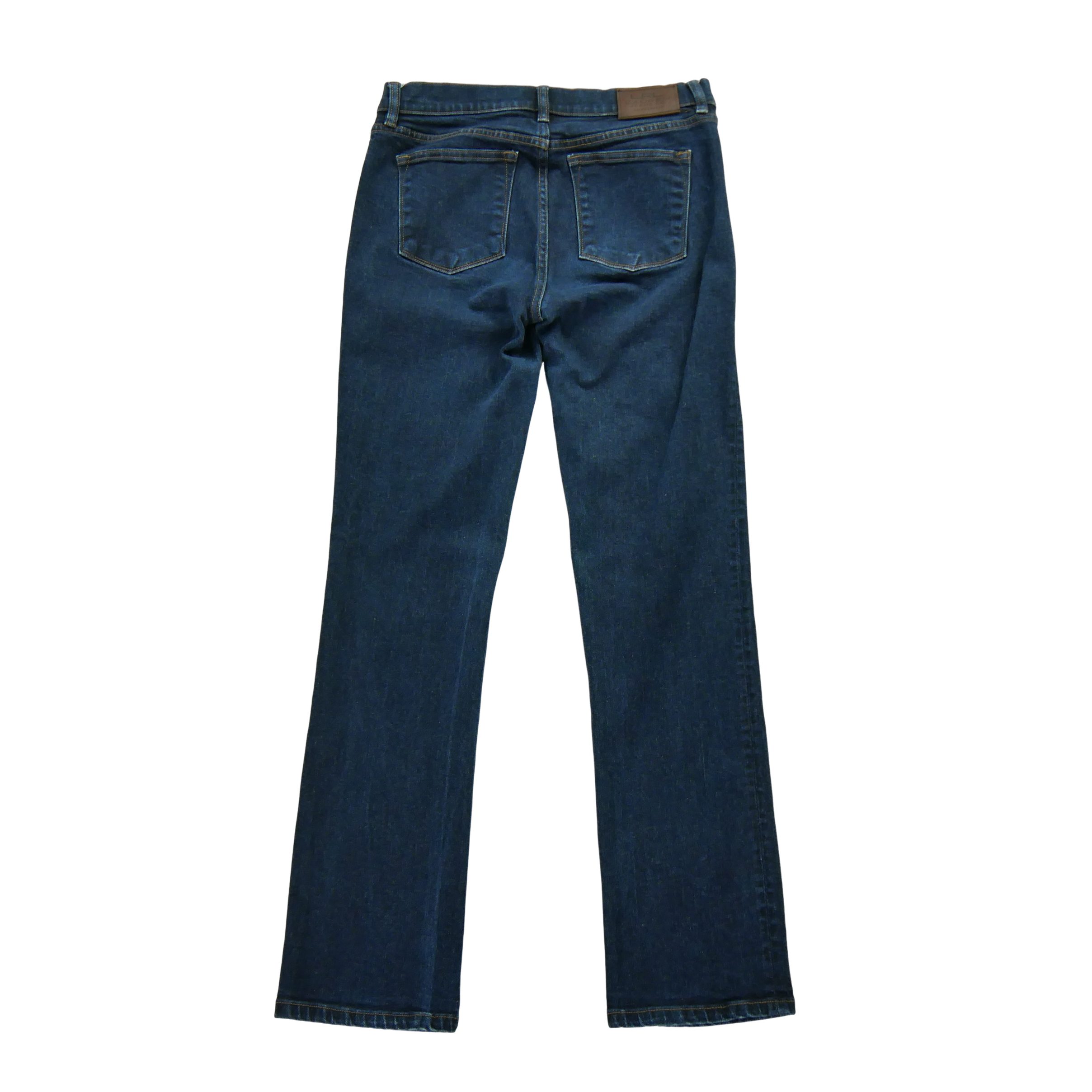 Jean Femme Coupe Droite Brut Bleu 2