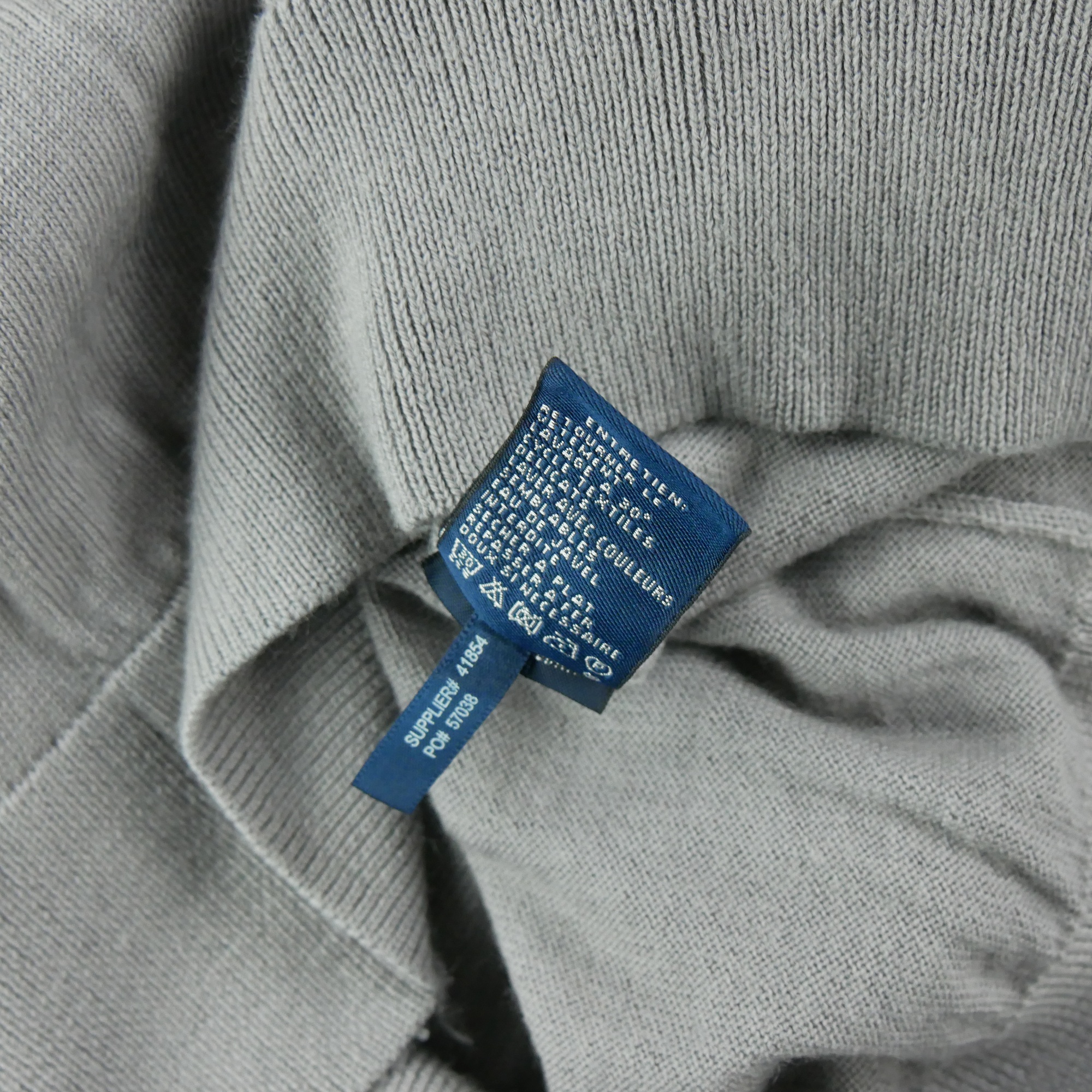 Pull Femme  col V Gris 6