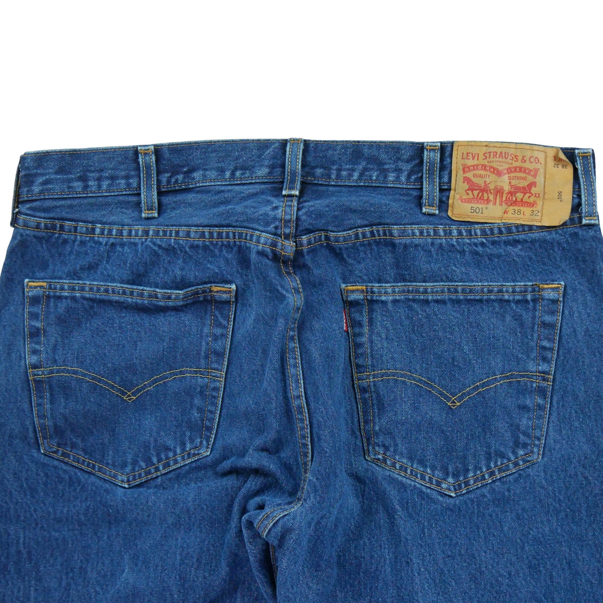 Jean Homme Levis 501 Marine 4