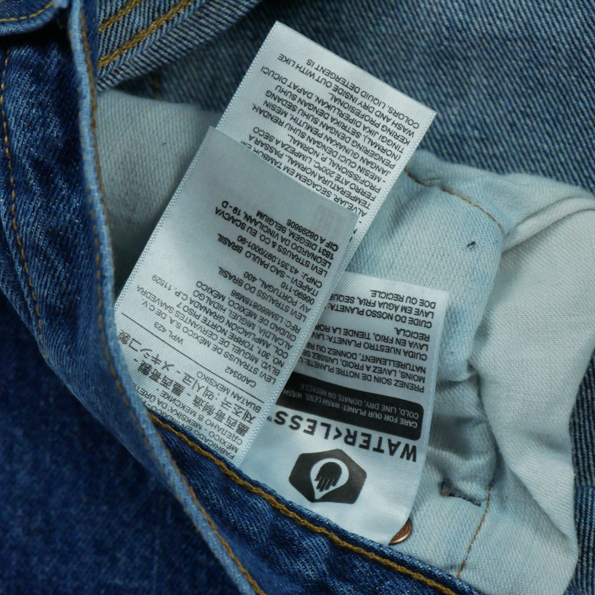 Jean Homme Levis 501 Marine 7