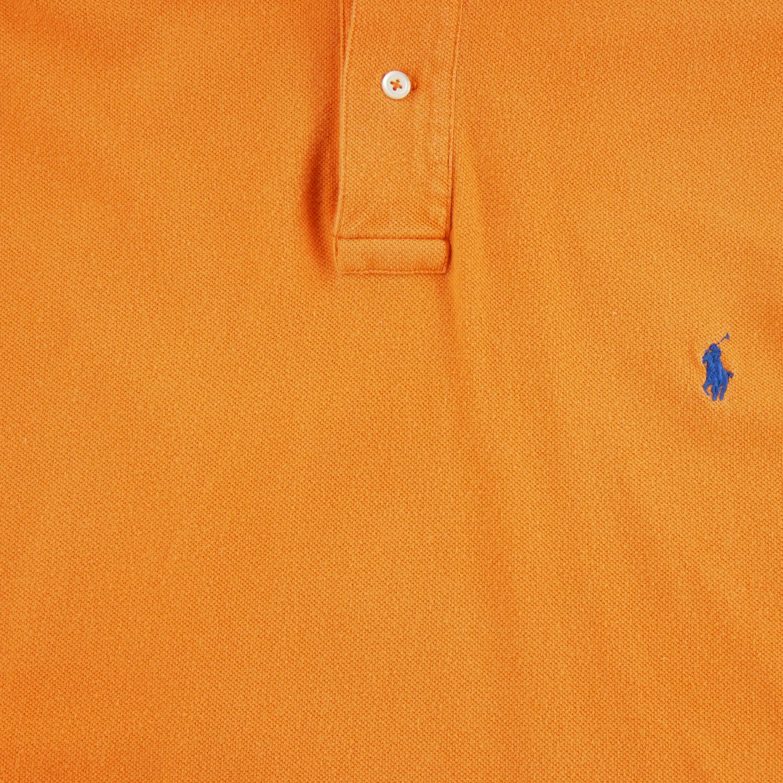Polo manches courtes Homme  Orange 4