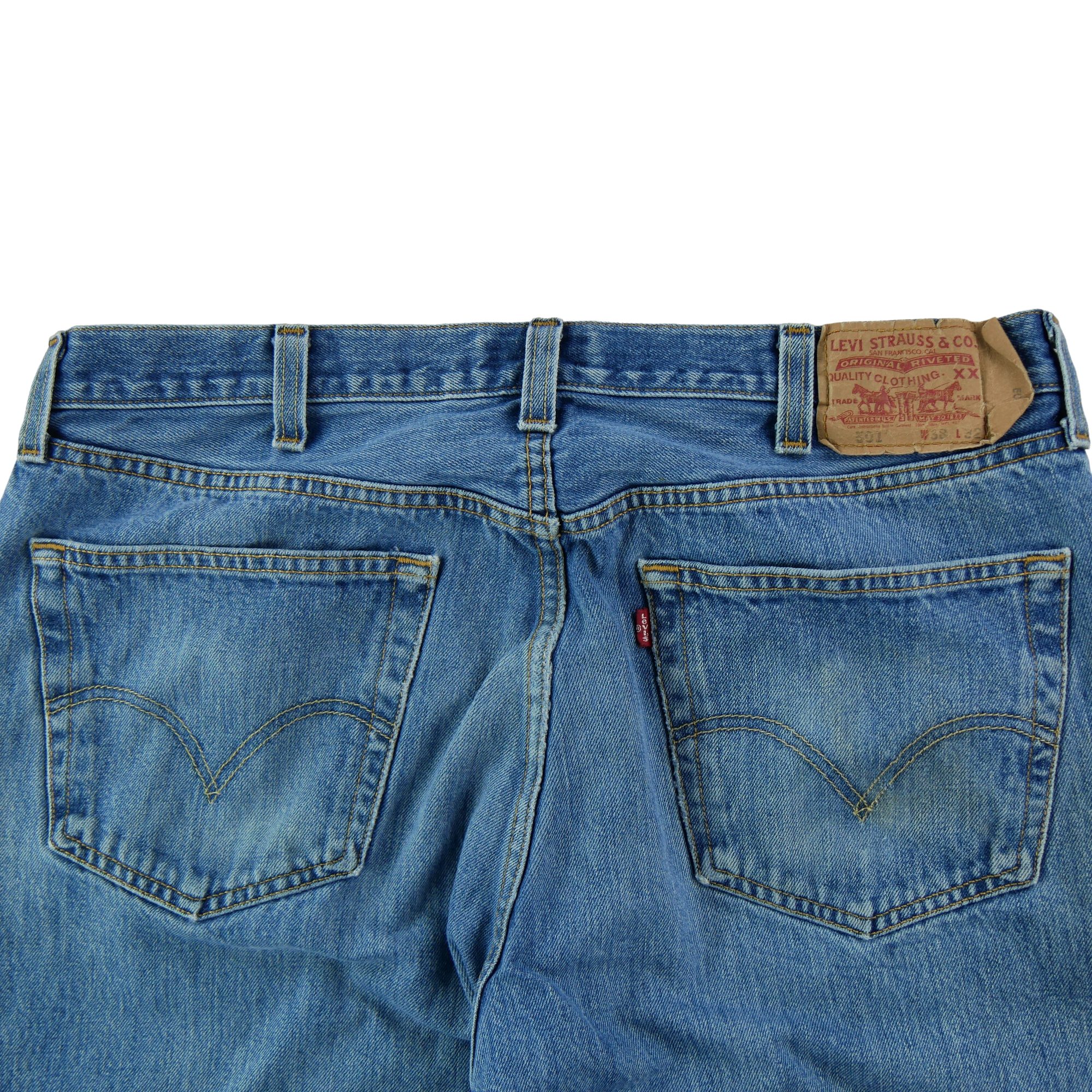 Jean Homme Levis 501 Bleu clair 4