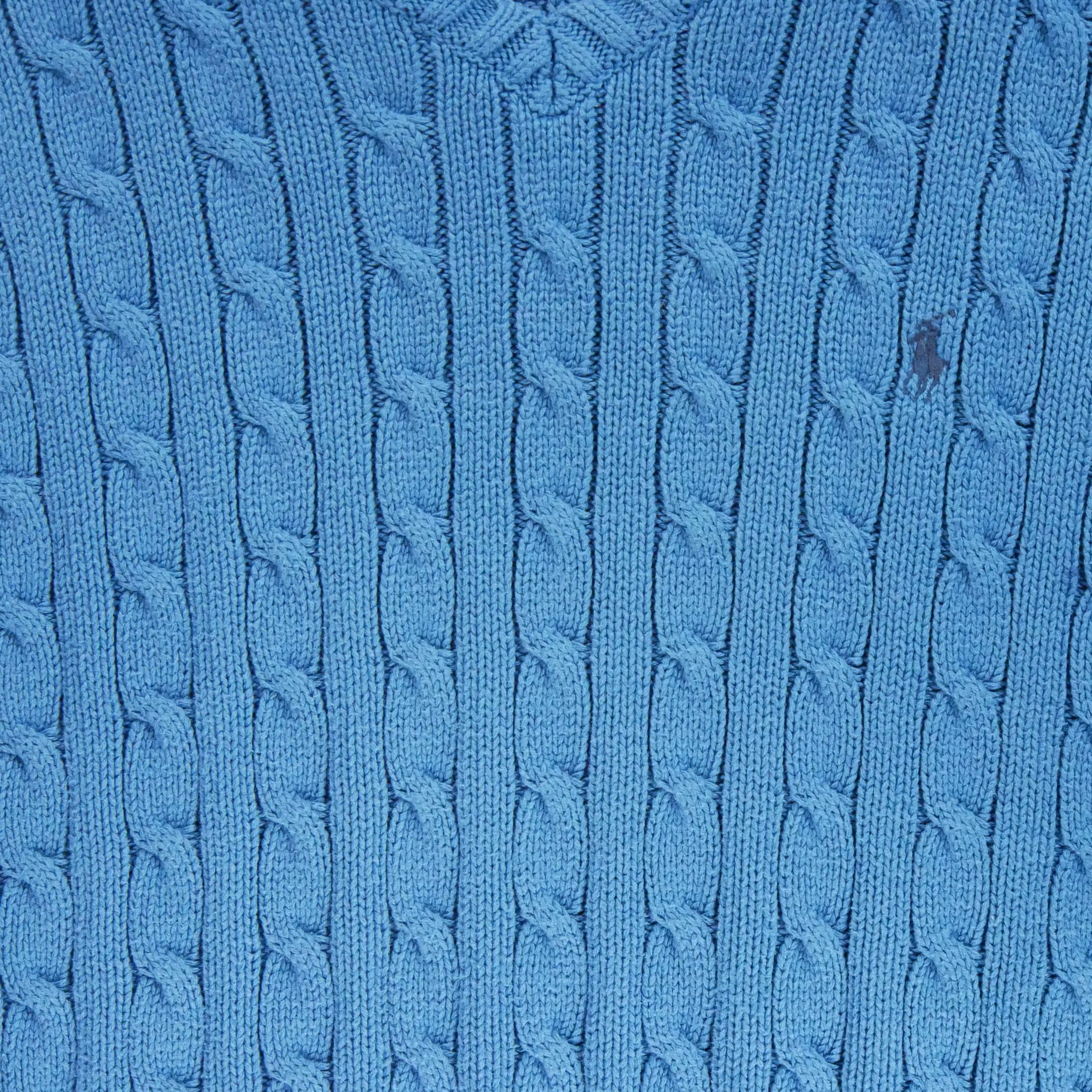 Pull Femme Torsadé Bleu 3