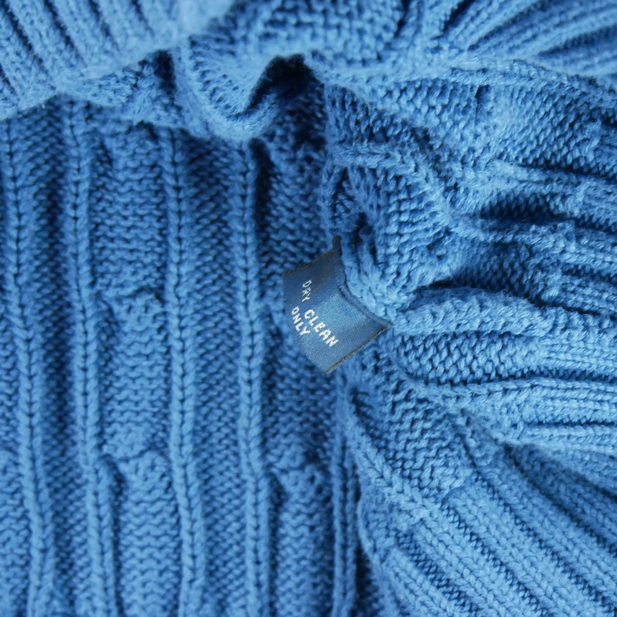 Pull Femme Torsadé Bleu 6