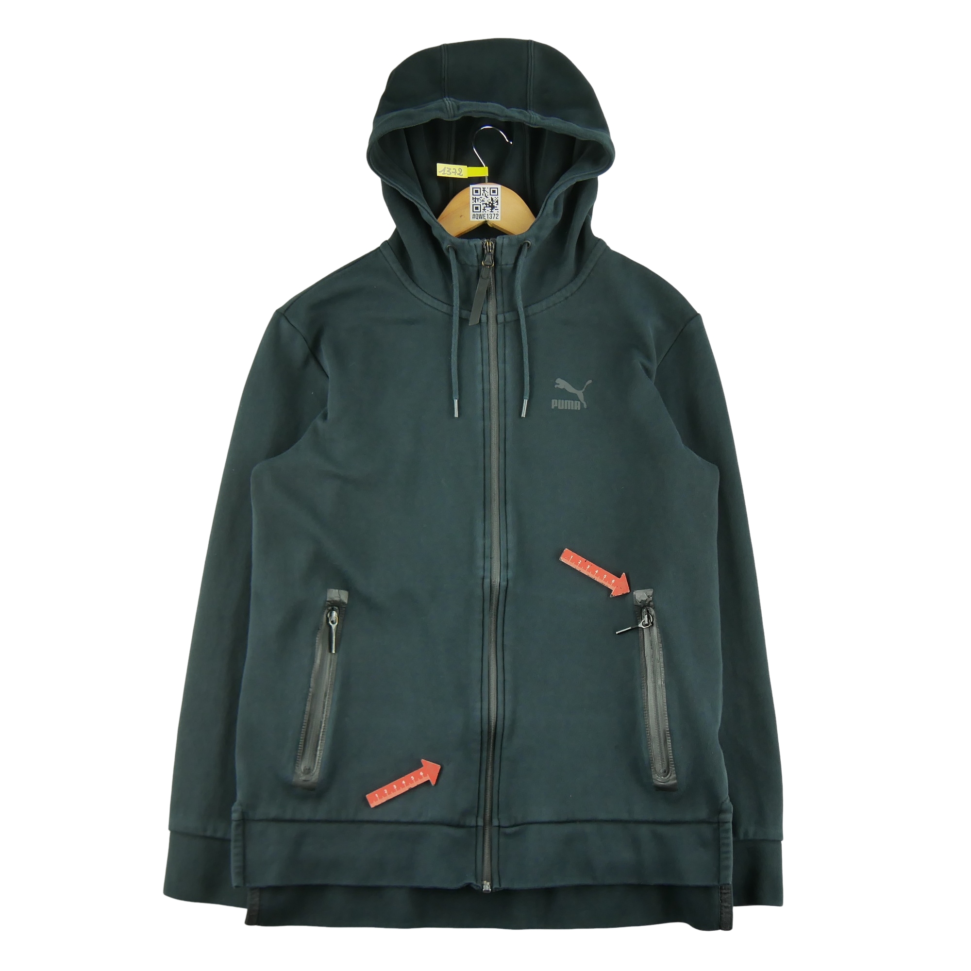 Sweat à capuche Femme  full-zip Noir 5