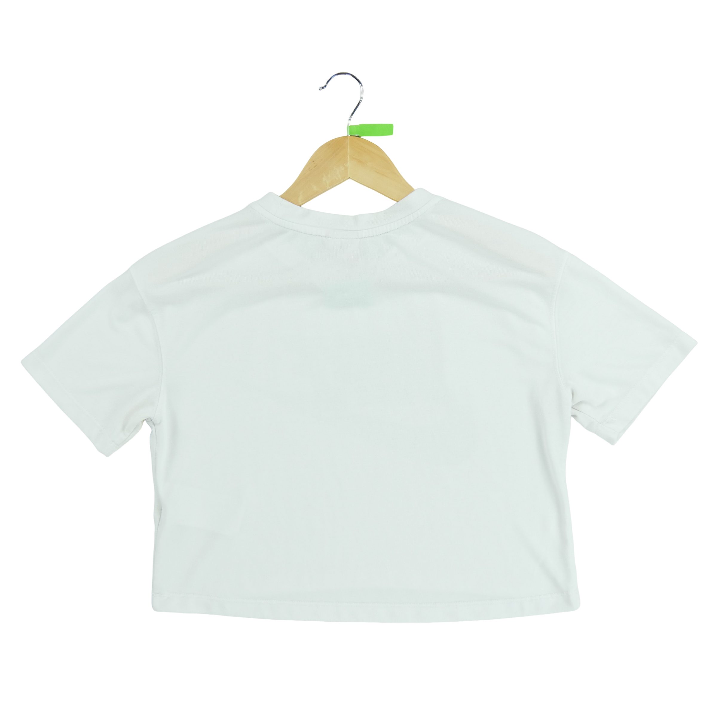 T-shirt Femme  Crop Top Blanc 2
