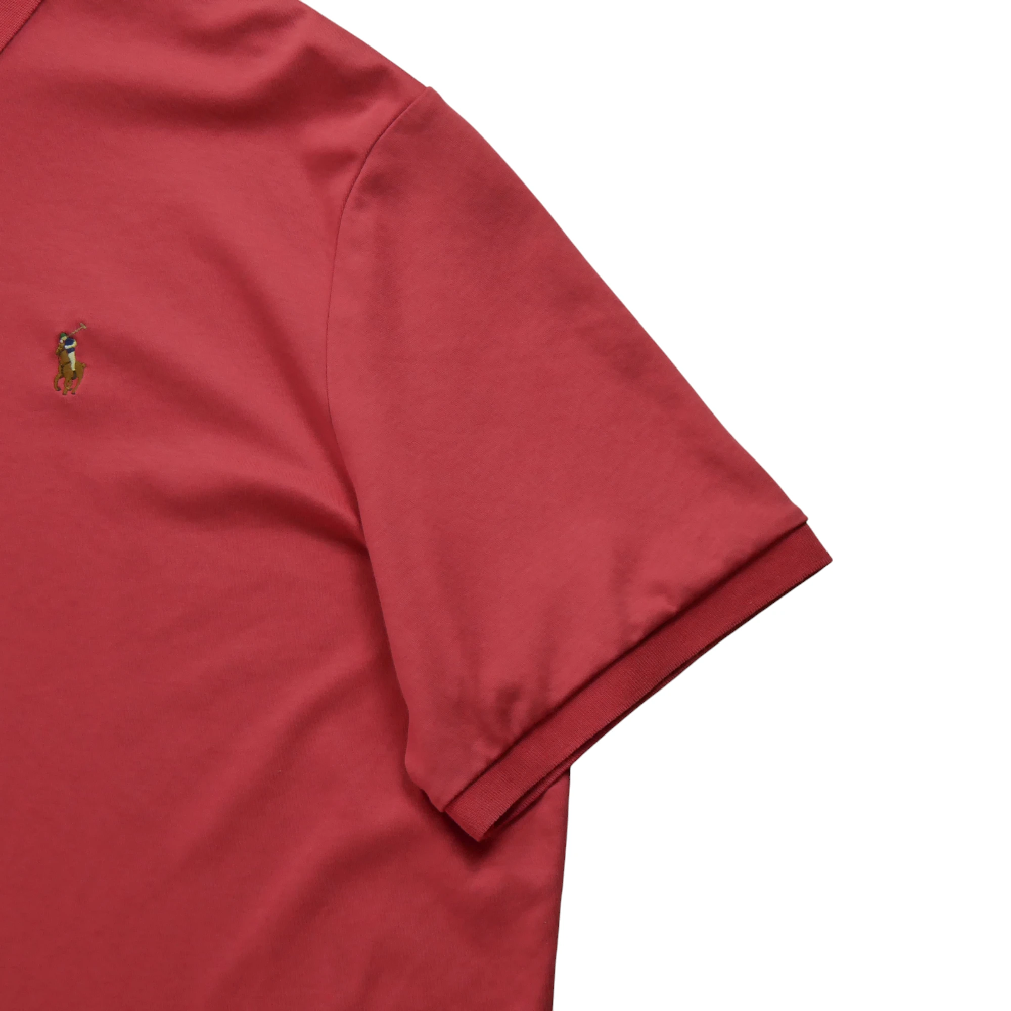 Polo manches courtes Homme  Rouge 4