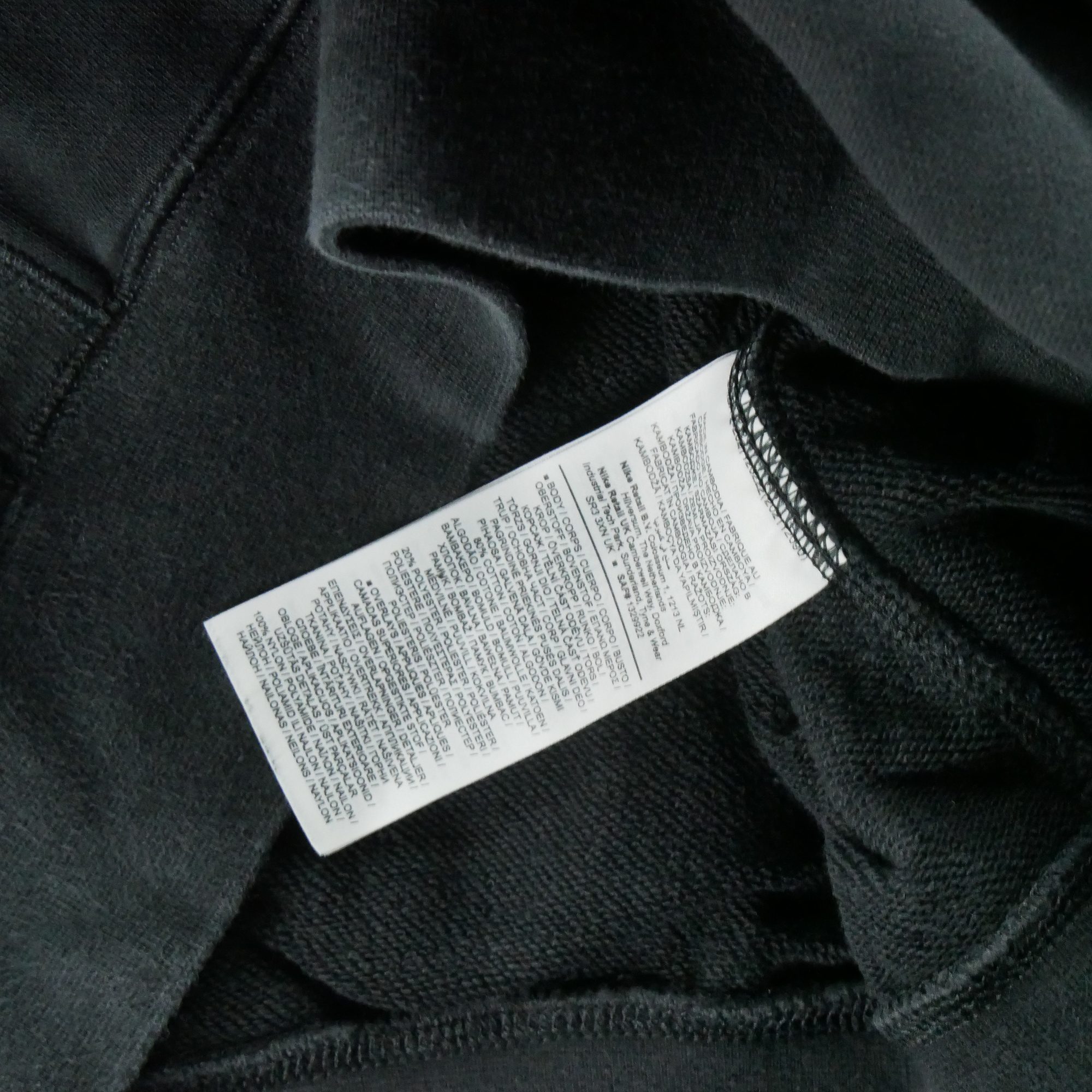 Sweat à capuche Homme  Noir 7