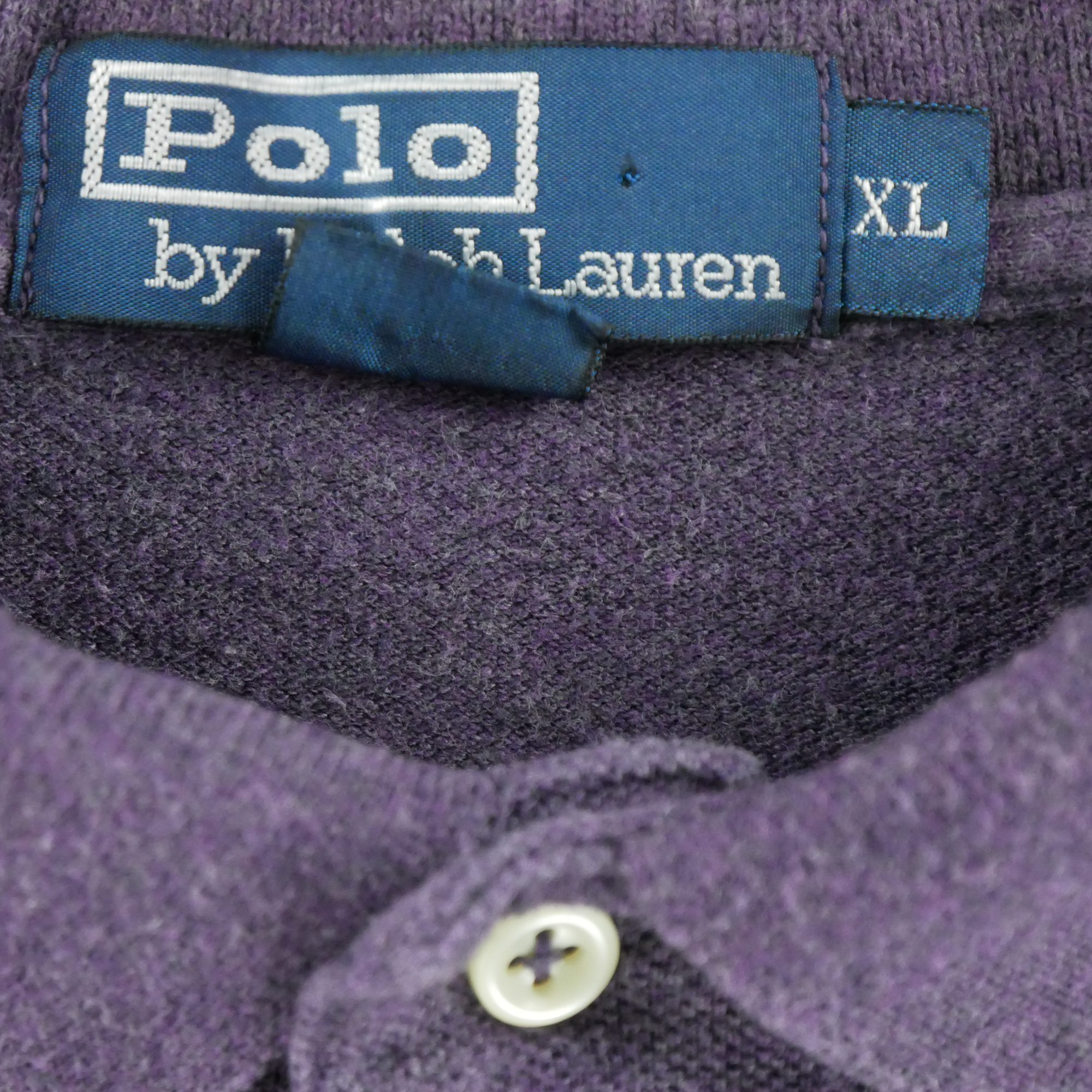 Polo manches longues Homme  Violet 4