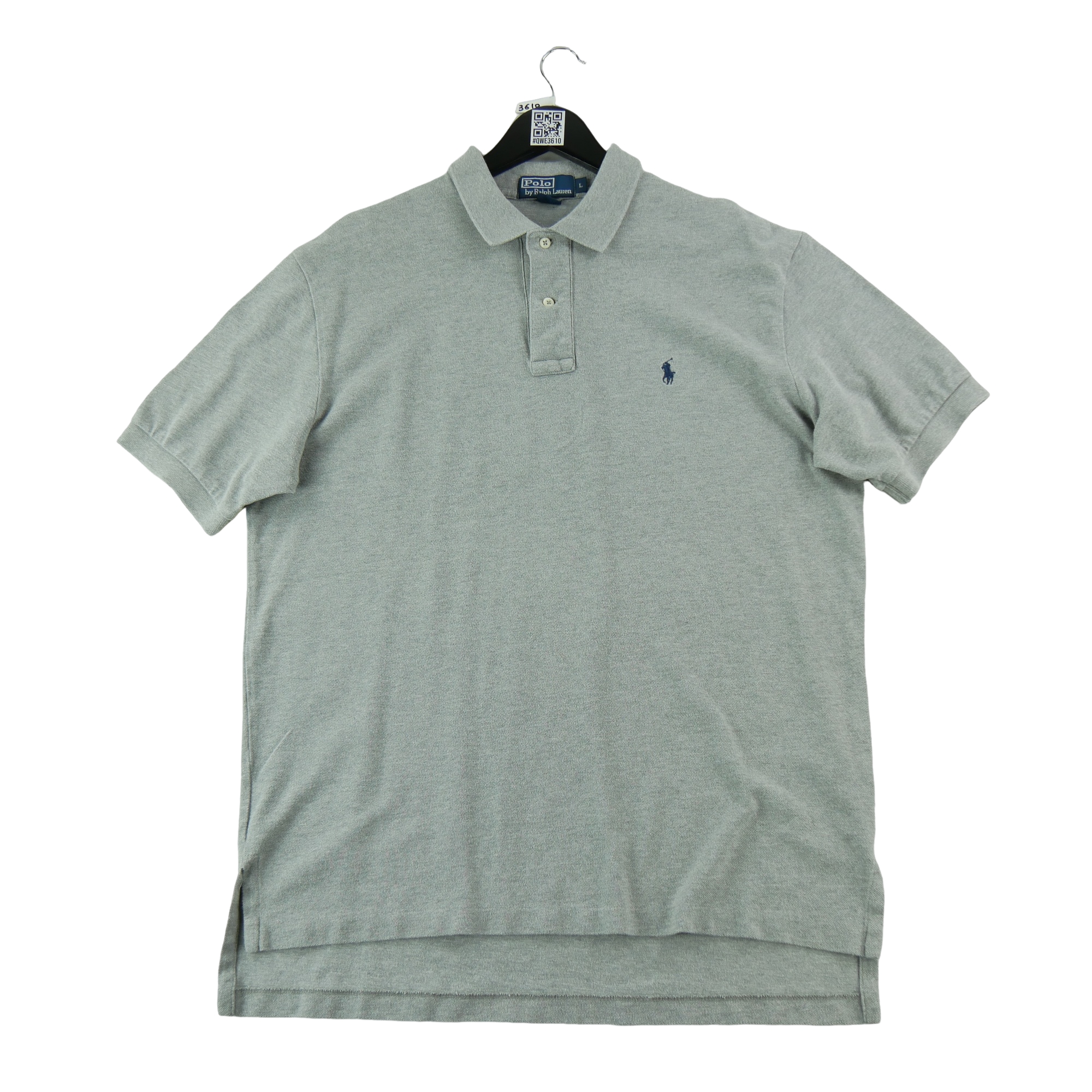 Polo manches courtes Homme  Gris 2