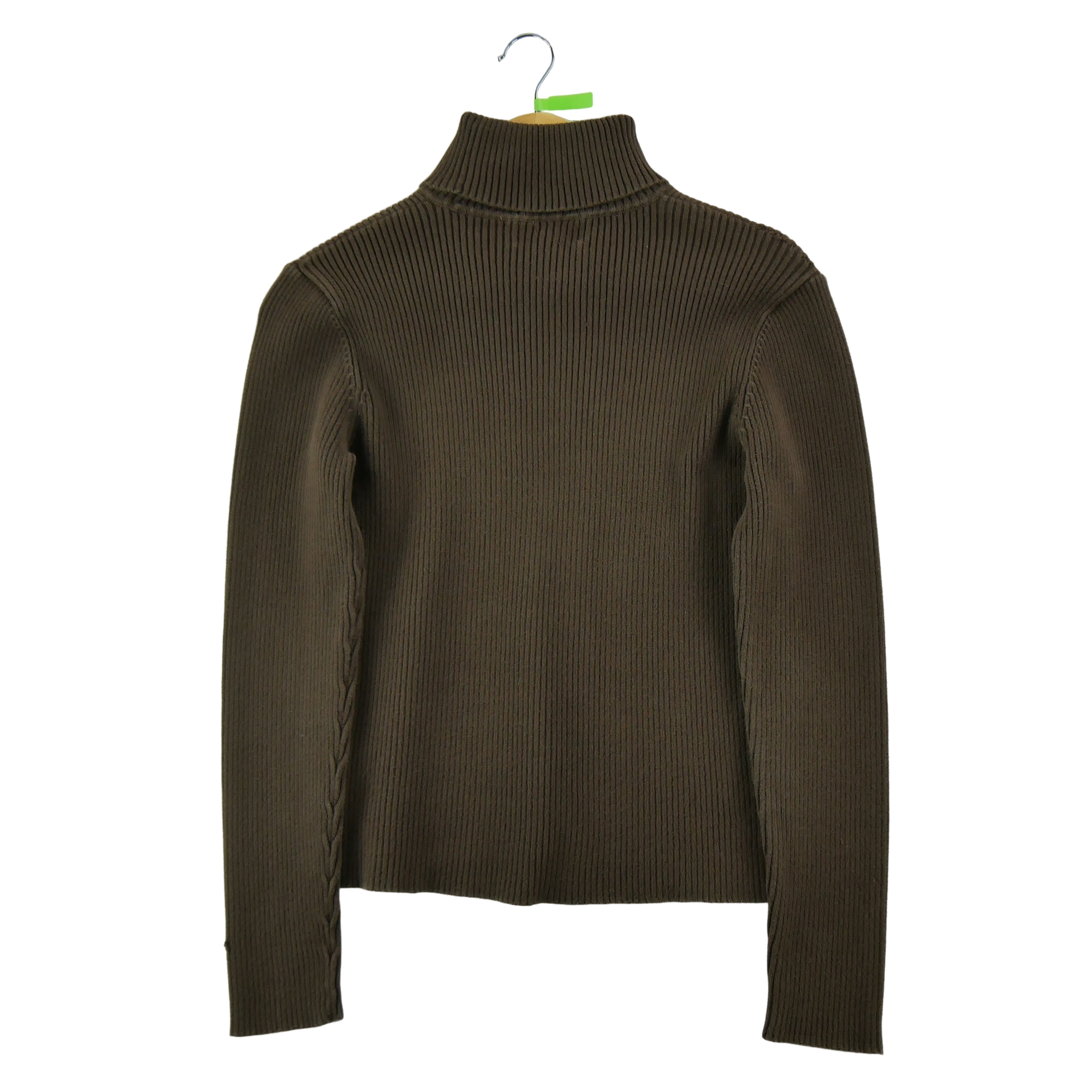Pull Femme  col roulé Marron 2
