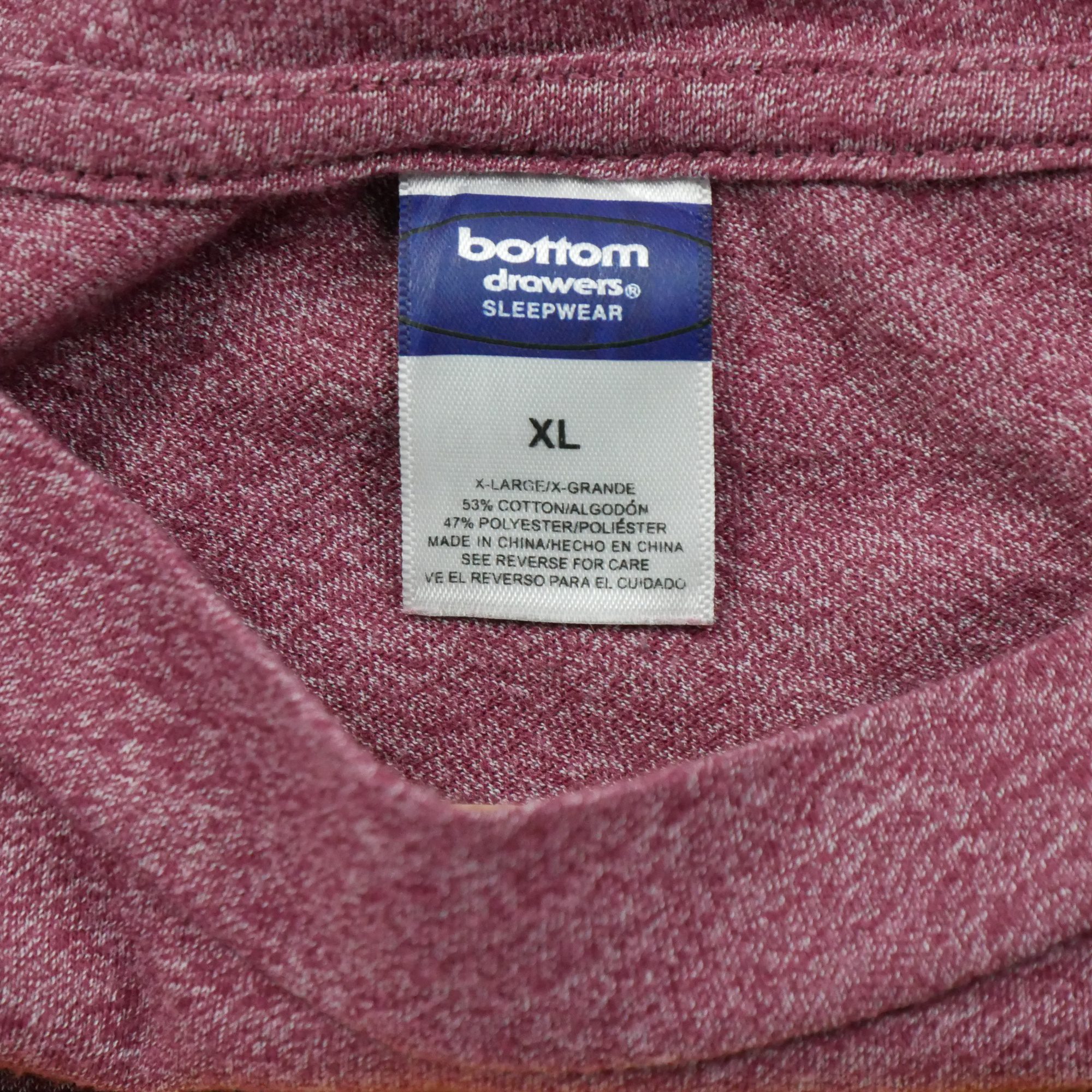 T-shirt manches courtes Homme  Bordeaux 4
