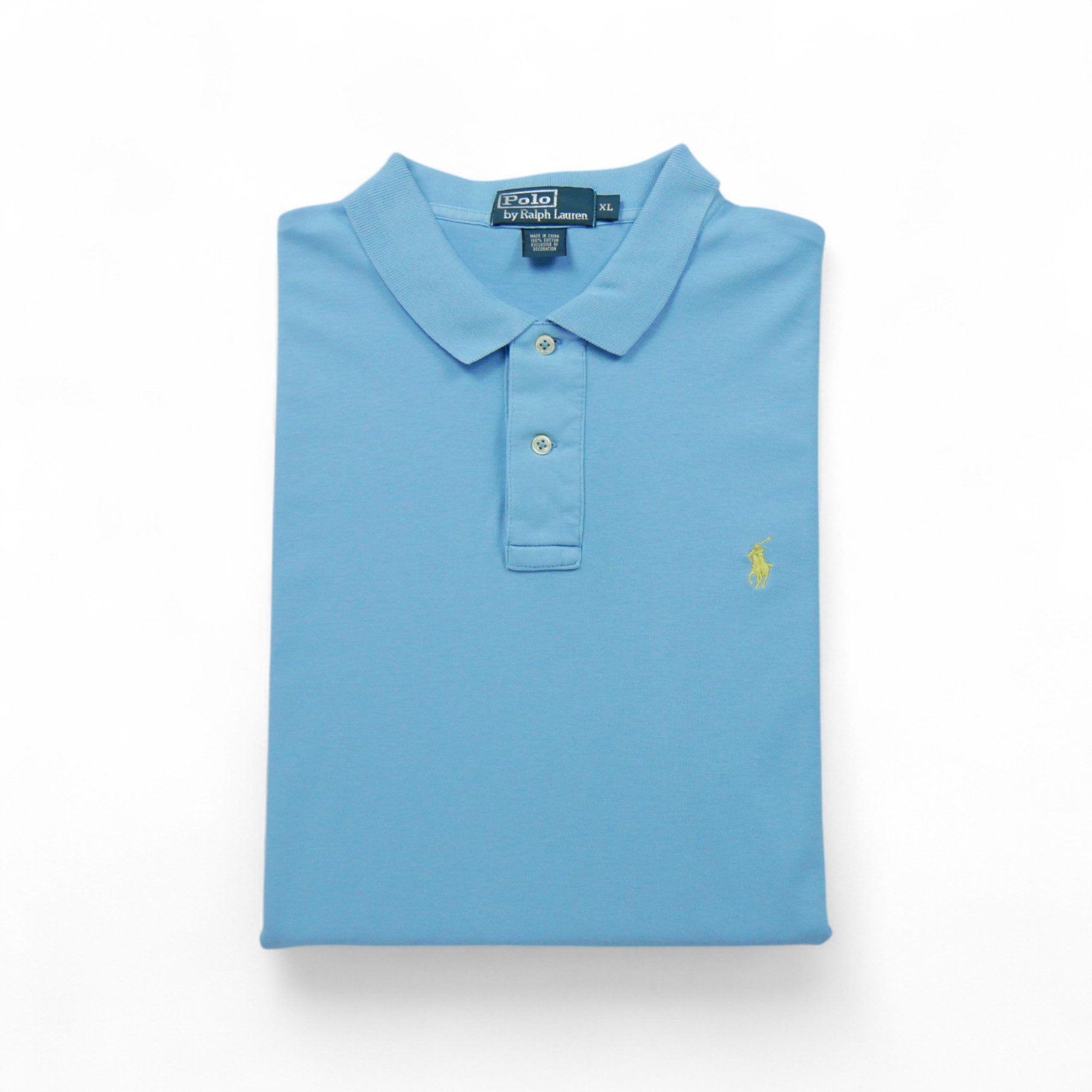 Polo manches courtes Homme  Bleu clair - Bon état