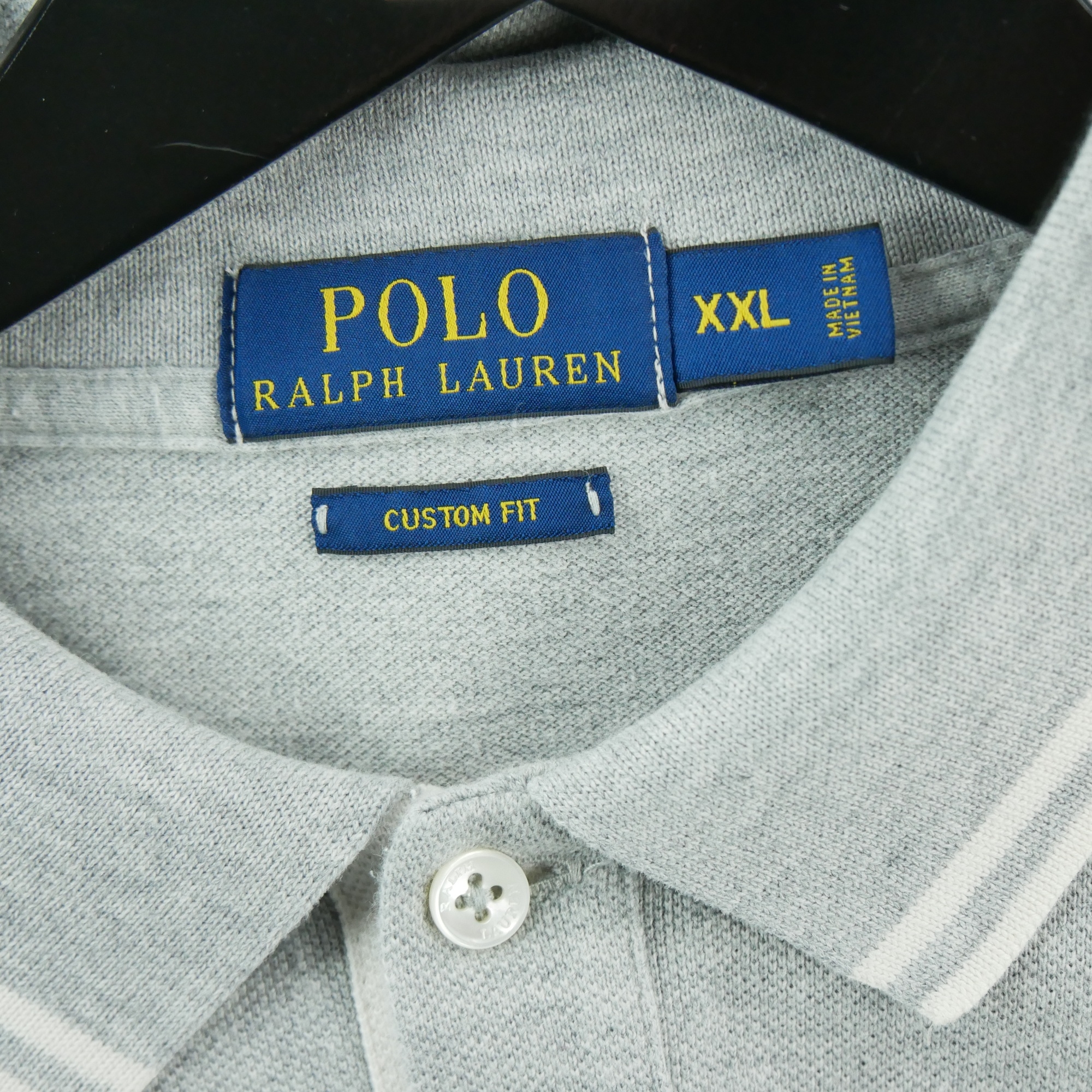 Polo manches courtes Homme  Gris 5