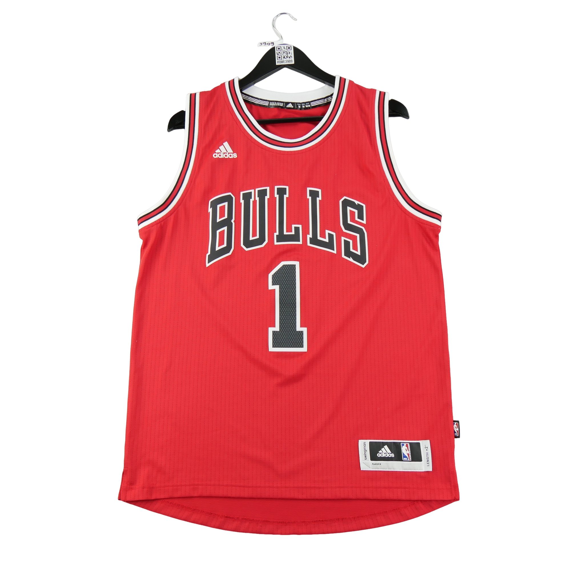 Maillot Homme NBA Chicago Bulls Rouge 1