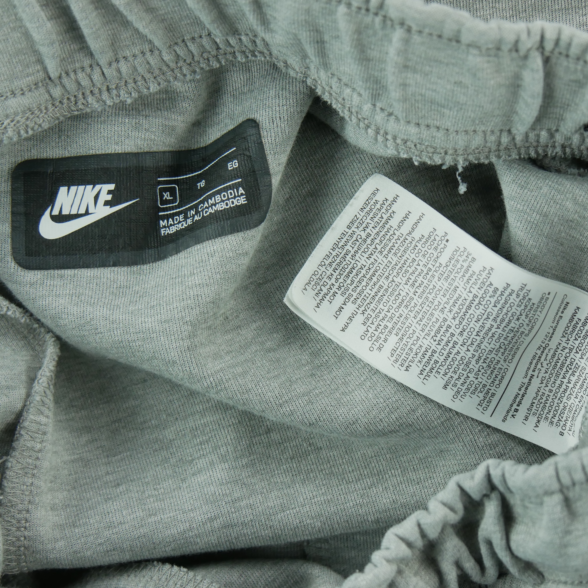 Jogging Homme  Nike Tech Gris 7