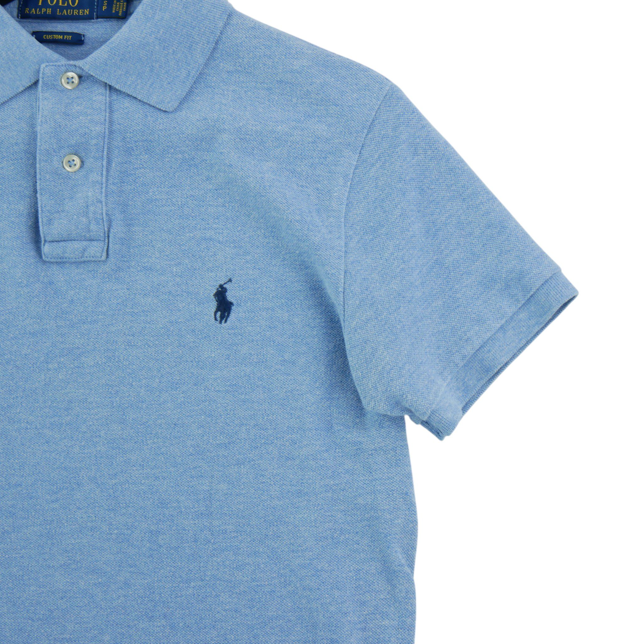 Polo manches courtes Homme  Bleu clair 4