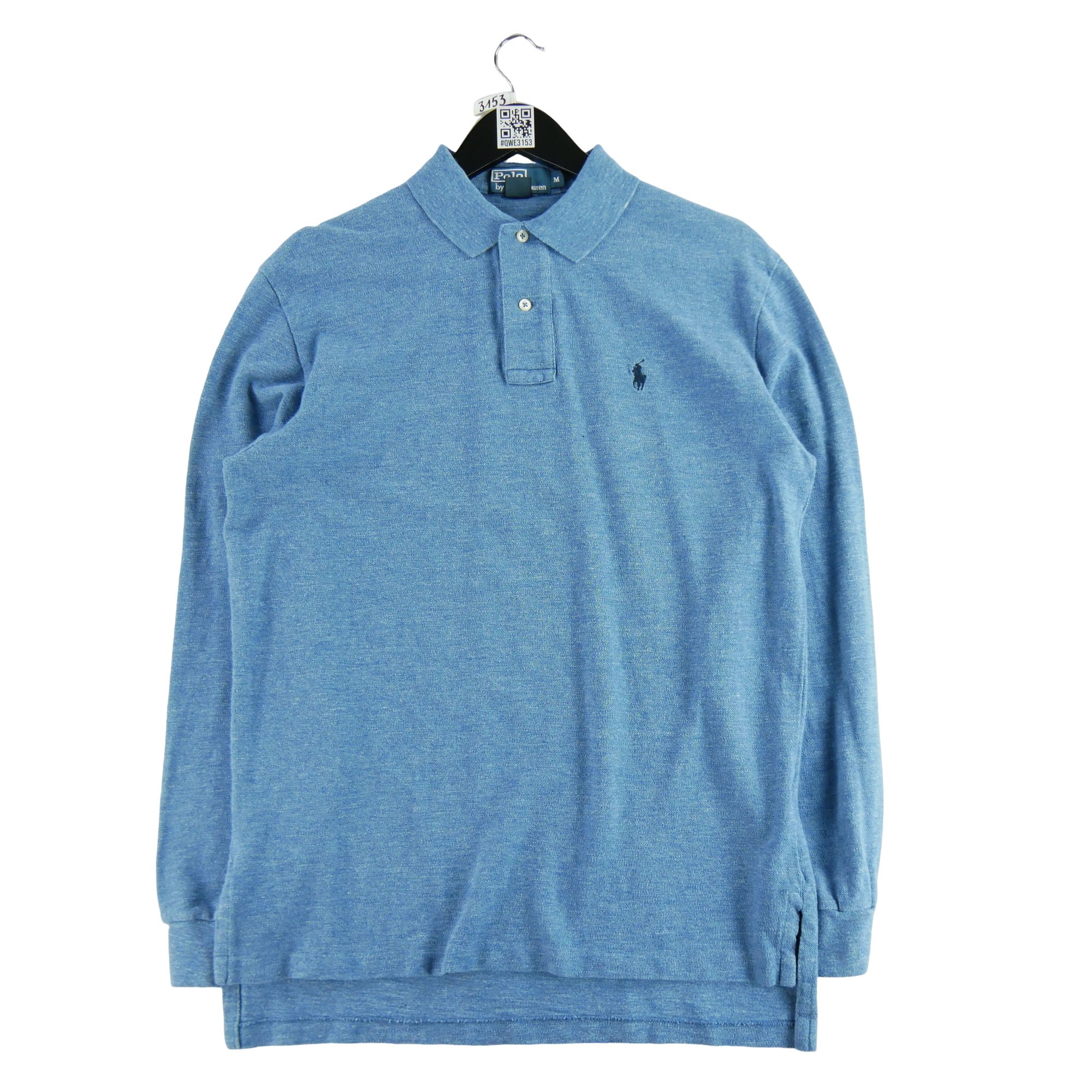 Polo manches longues Homme  Bleu clair 1
