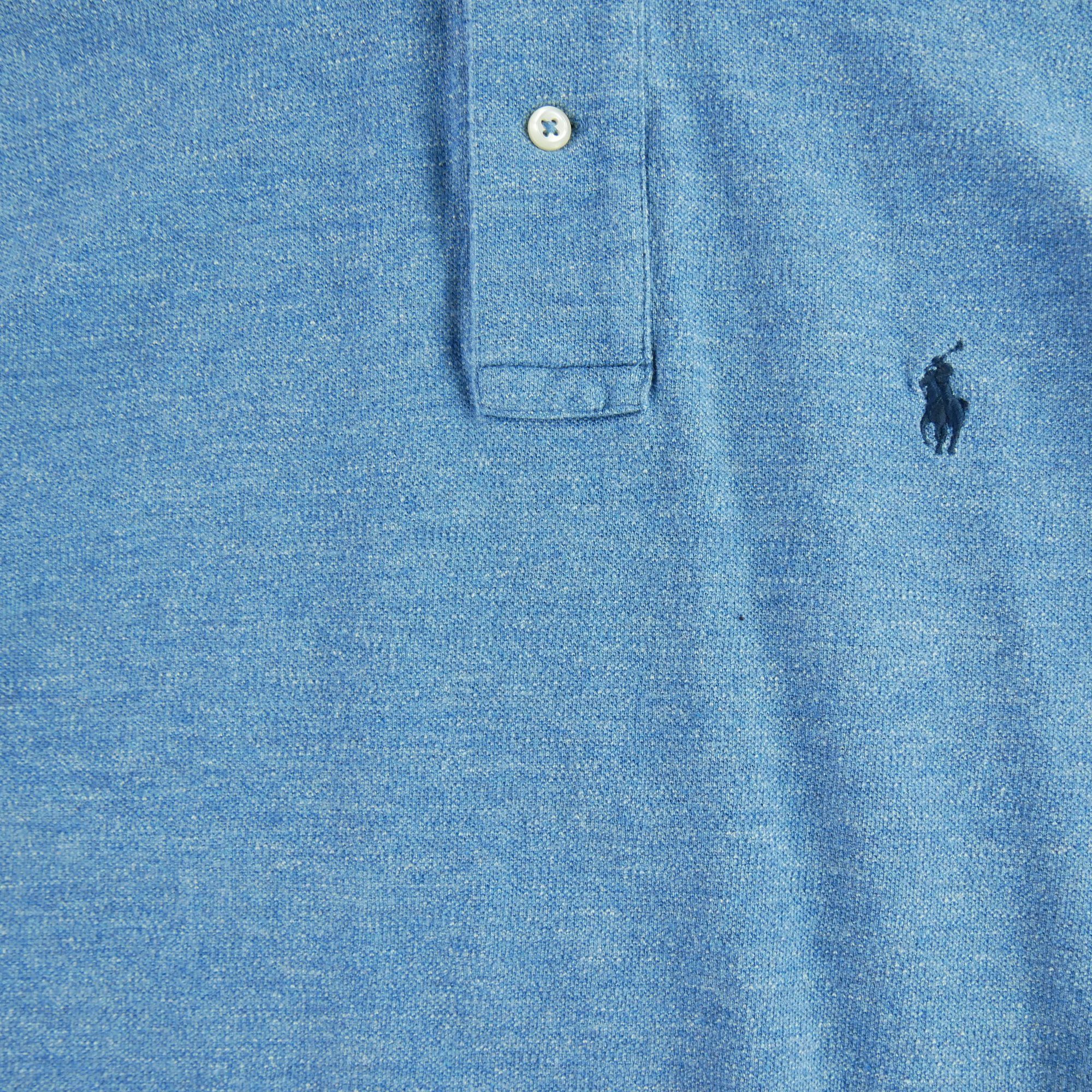 Polo manches longues Homme  Bleu clair 3